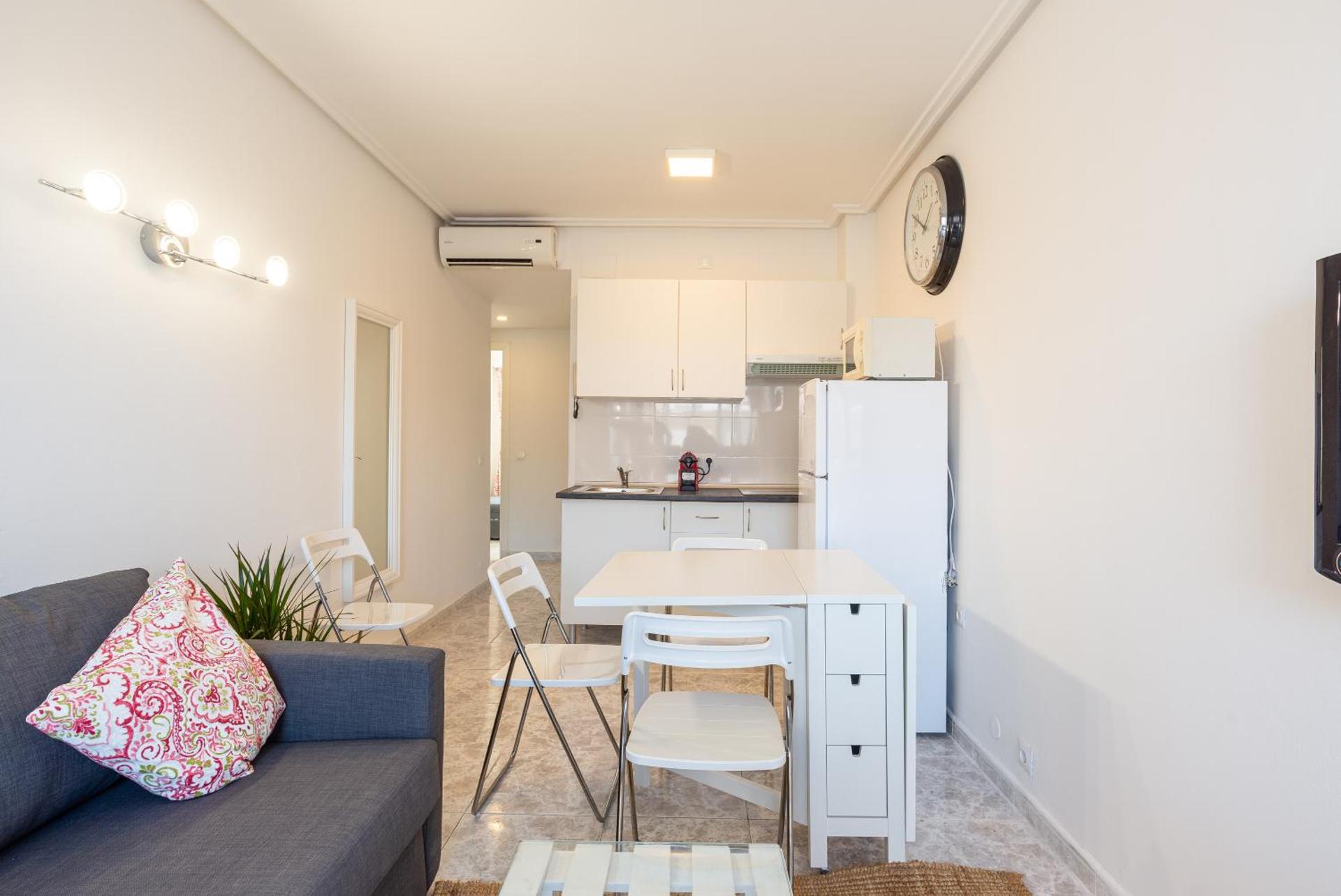 Steps away from the sand/ Malagueta beach