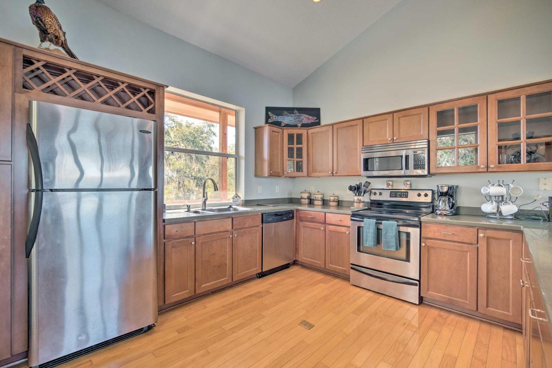 Waterfront Home with Private Dock in Crystal River