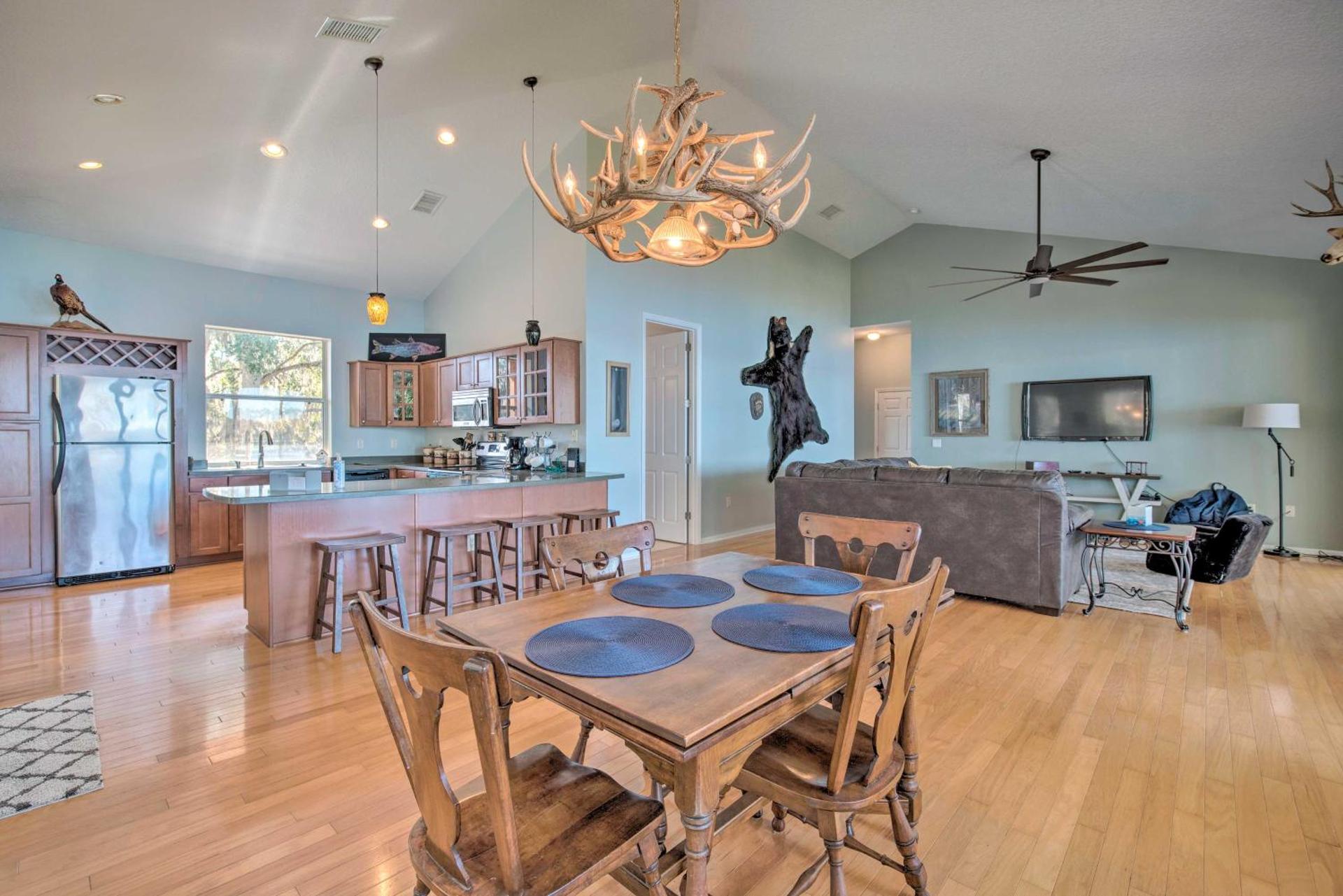 Waterfront Home with Private Dock in Crystal River