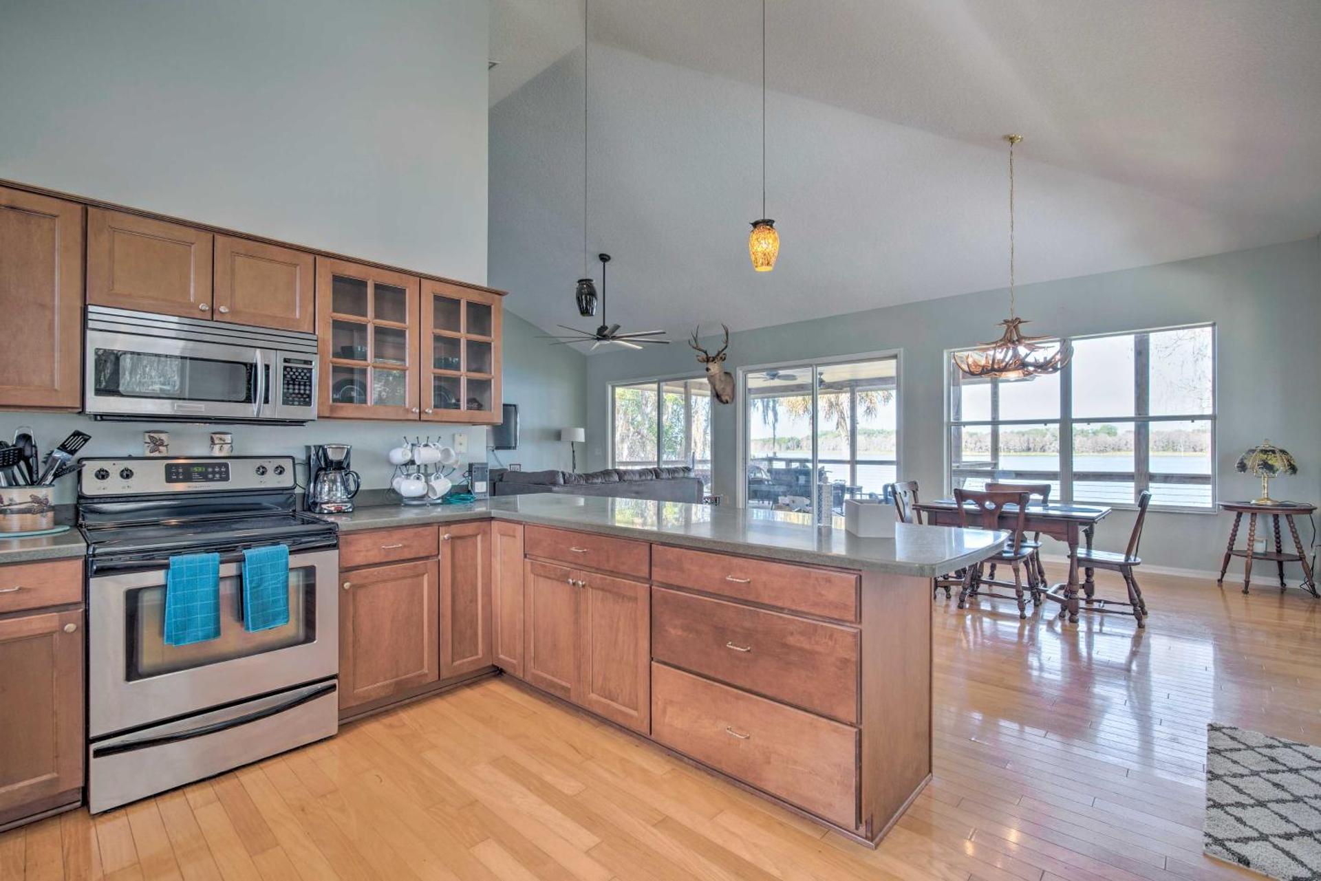 Waterfront Home with Private Dock in Crystal River