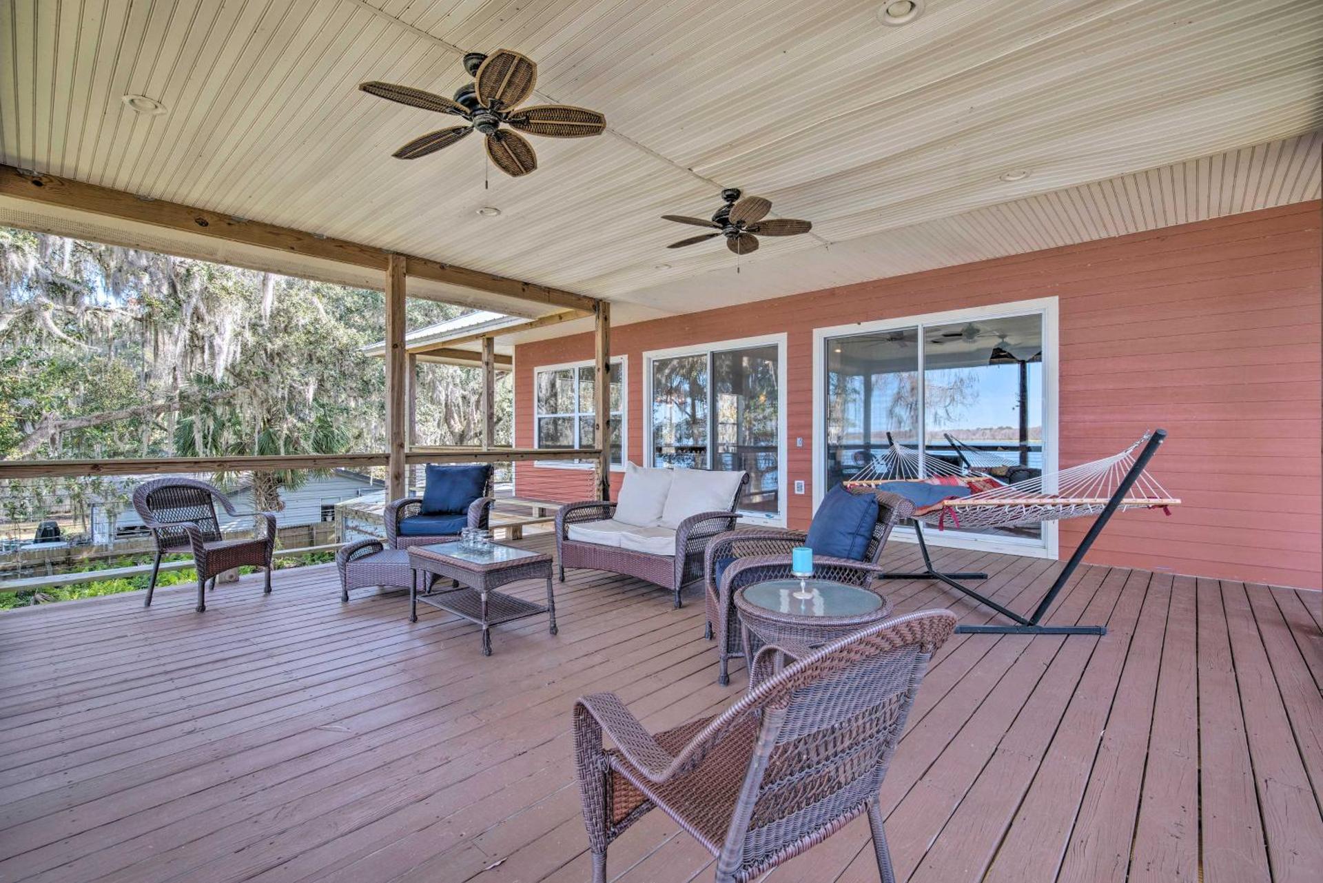 Waterfront Home with Private Dock in Crystal River