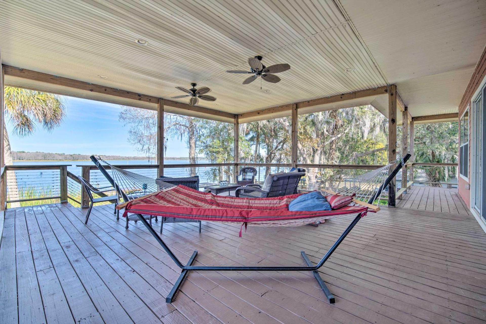 Waterfront Home with Private Dock in Crystal River