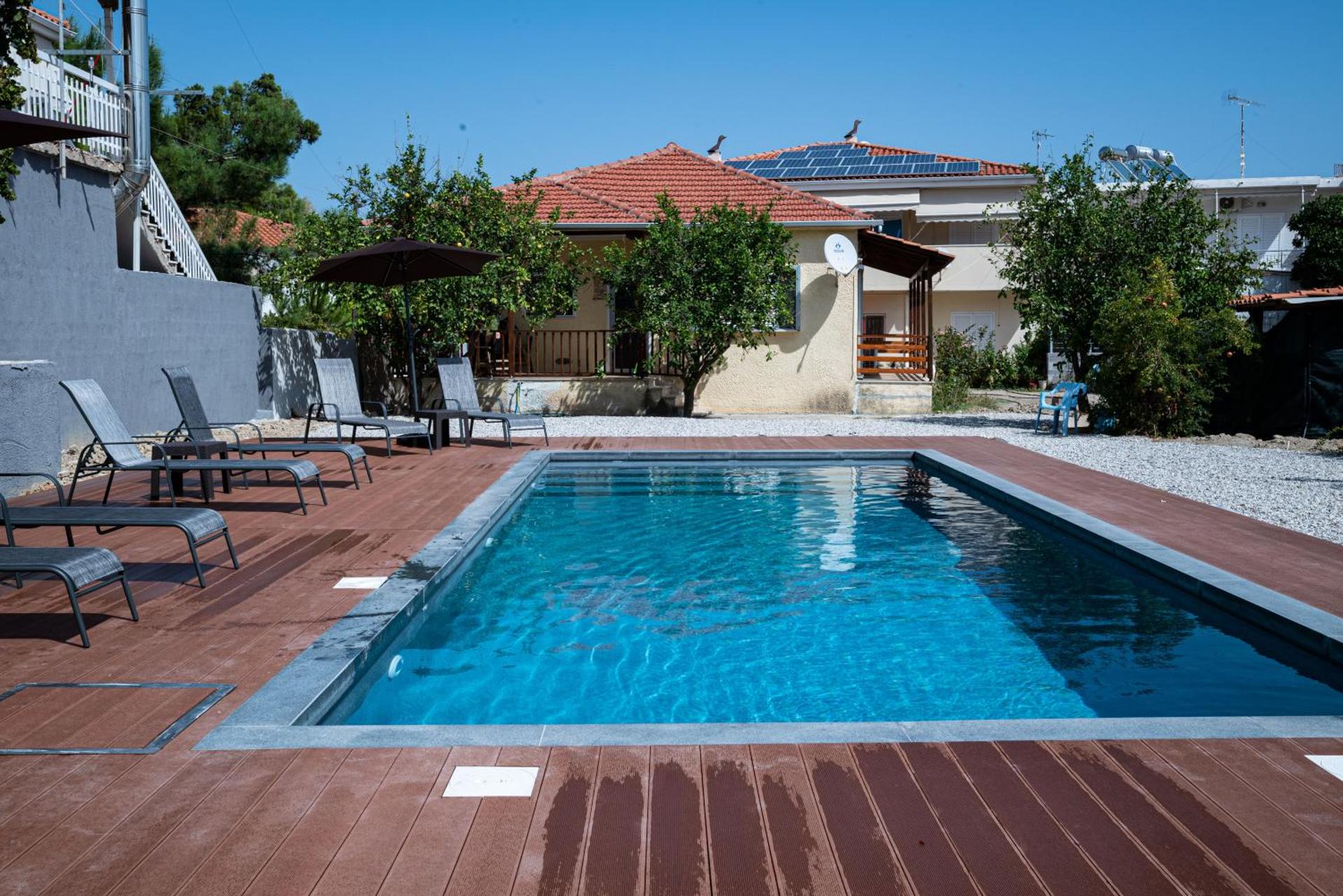 Elegant house by the sea with pool