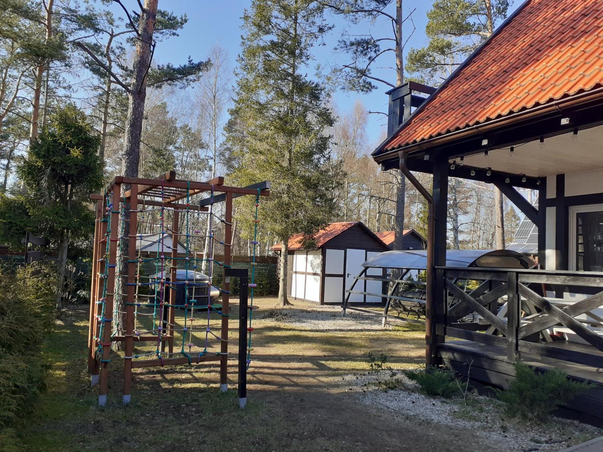dom całoroczny na Kaszubach Nietoperek, prywatna balia, bania ruska, prywatna sauna