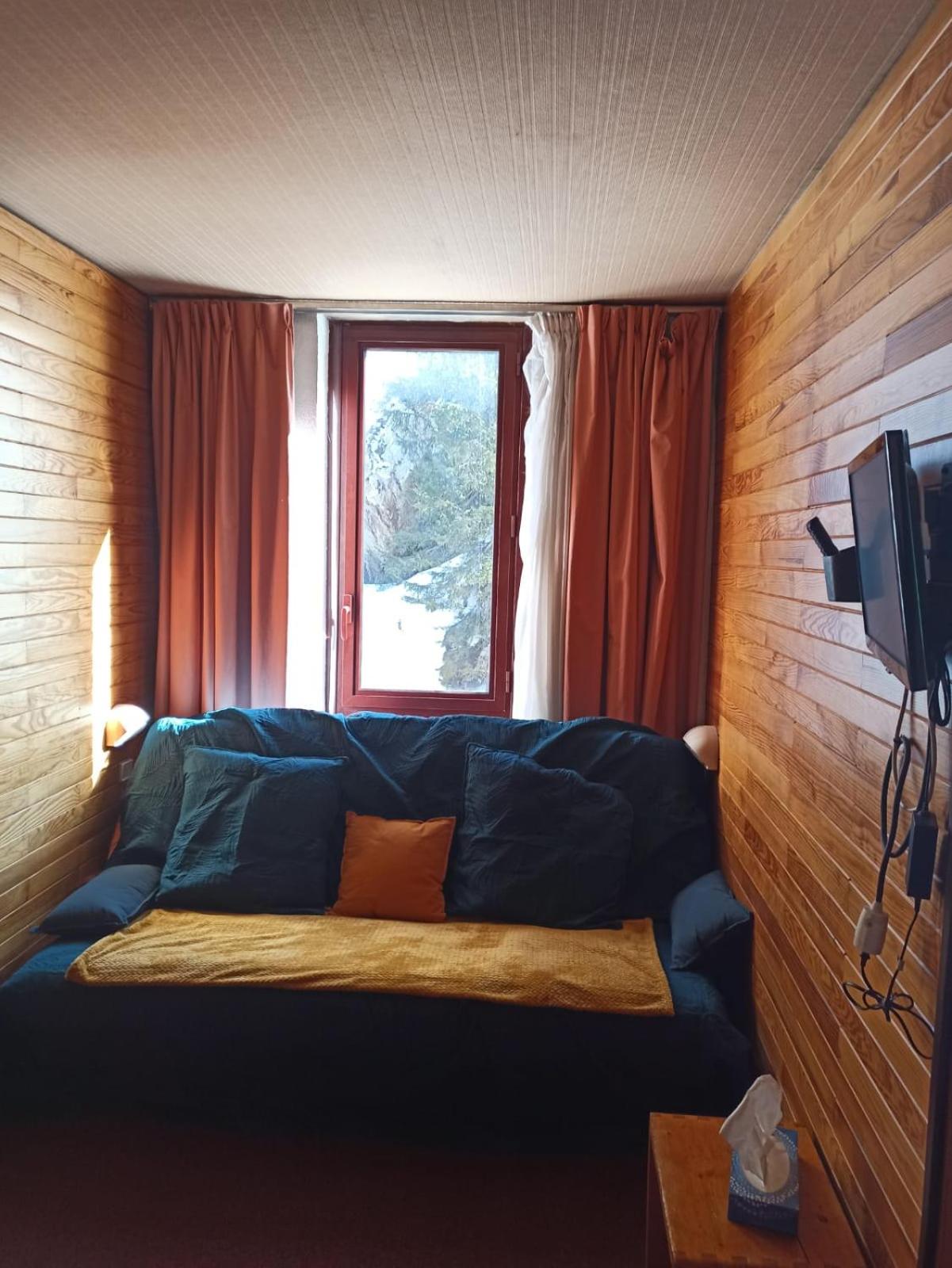 Studio transformé en 2 pièces avec cloison amovible sur La Plagne Bellecôte