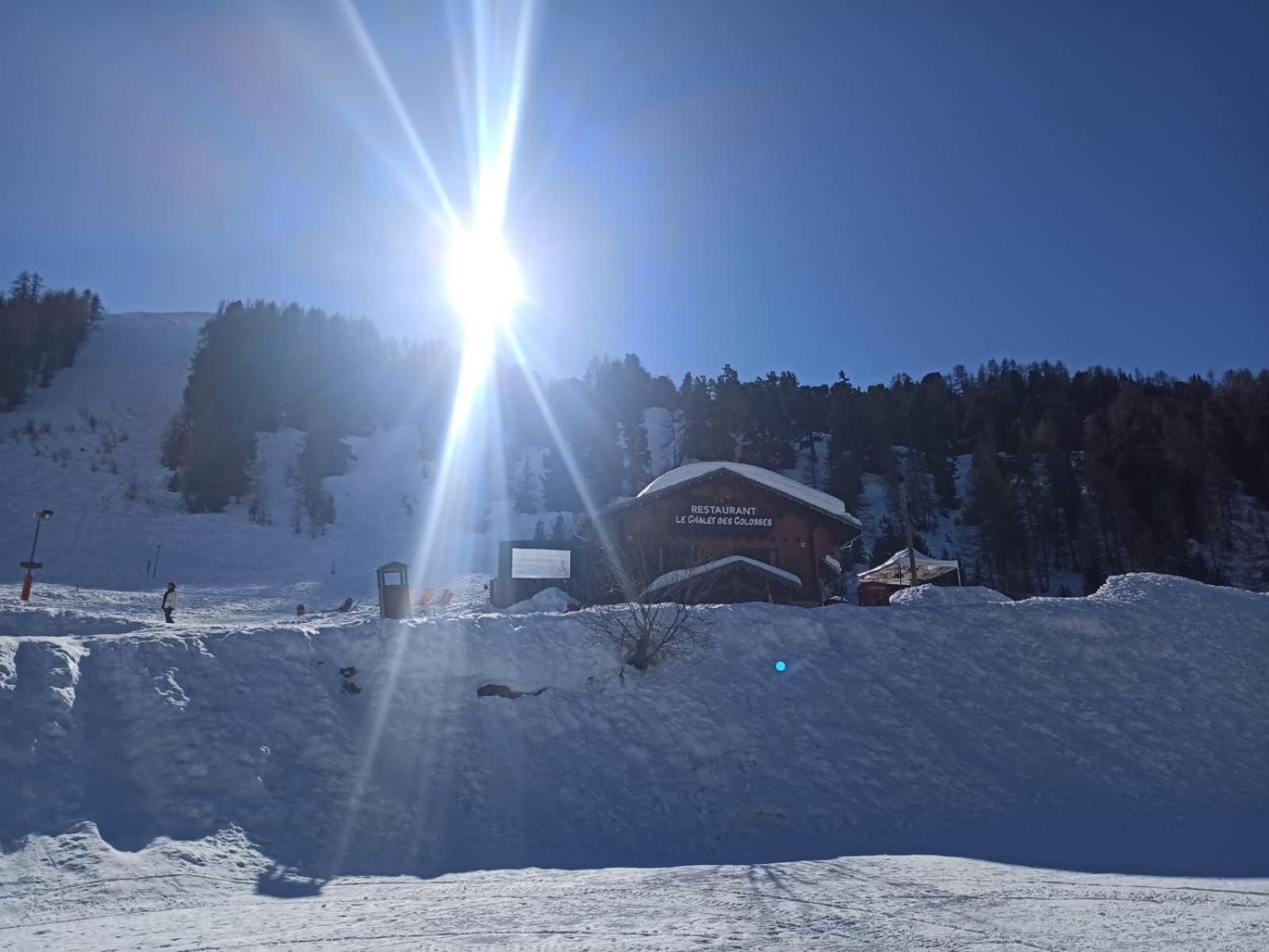 Studio transformé en 2 pièces avec cloison amovible sur La Plagne Bellecôte