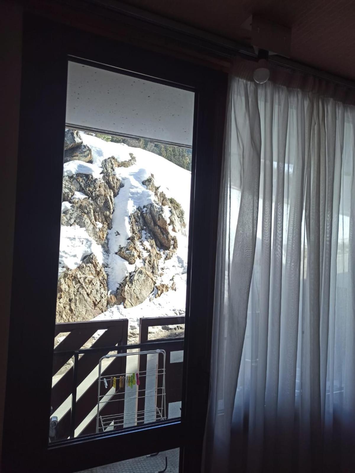 Studio transformé en 2 pièces avec cloison amovible sur La Plagne Bellecôte
