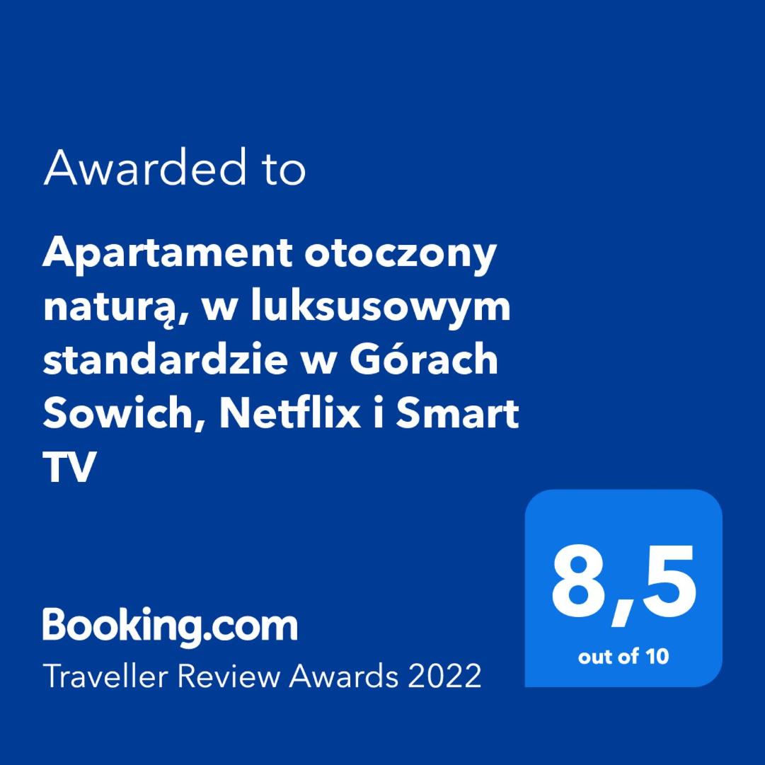 WYPOSAŻONY apartament przy strumyku w Górach Sowich, Smart TV, Odpocznij w naturze!