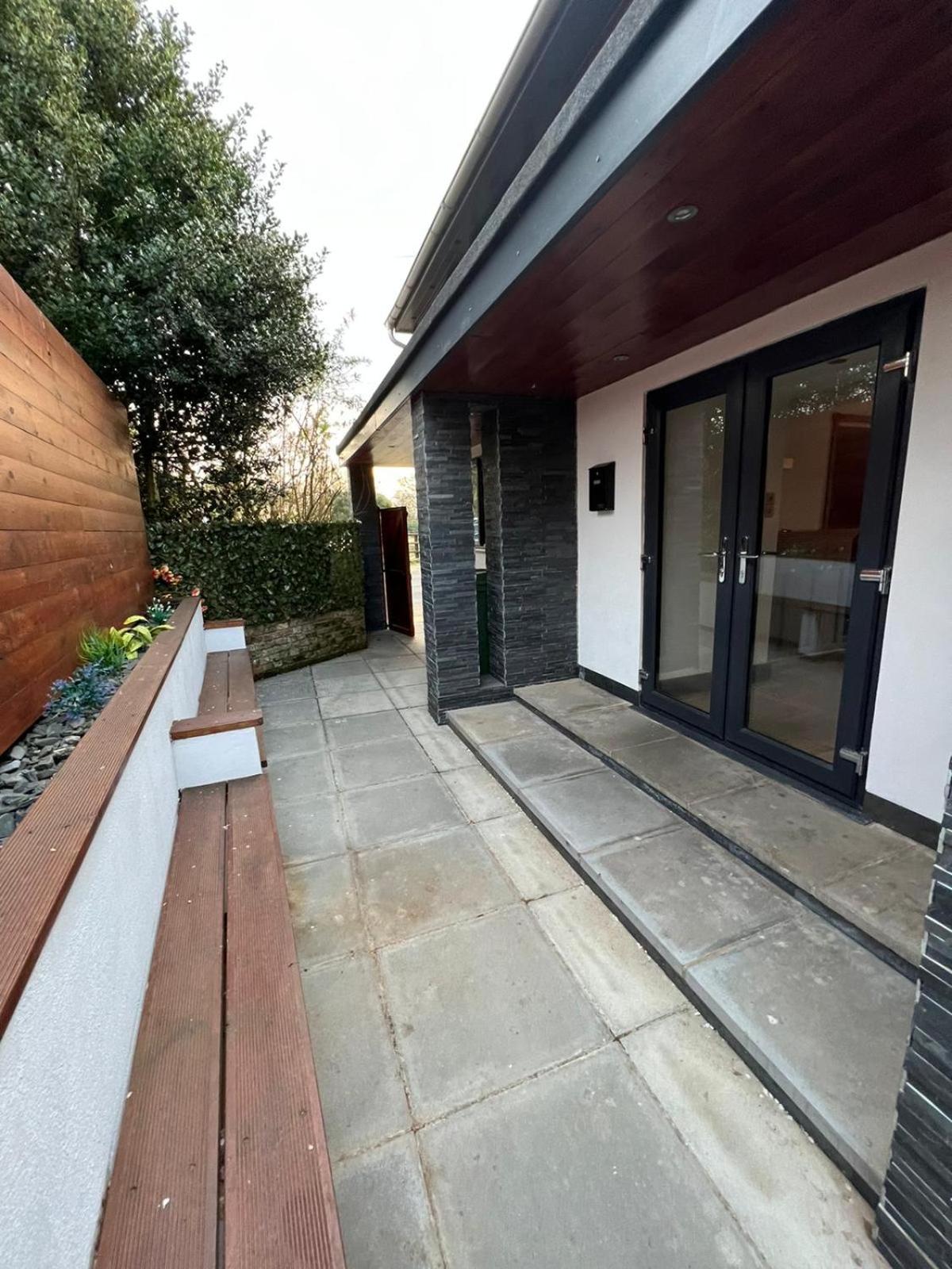 Modern upside down property with hot tub