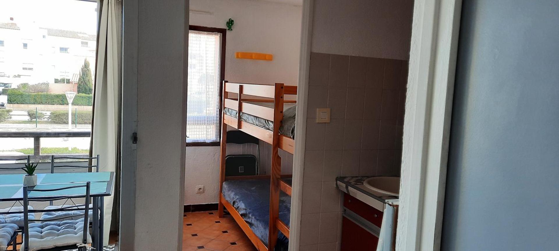 50m de la plage et 10min du marché de Noël du Barcarès