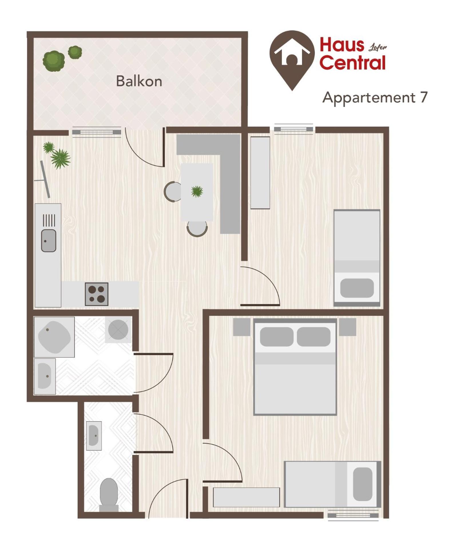 Apartment with Balcony
