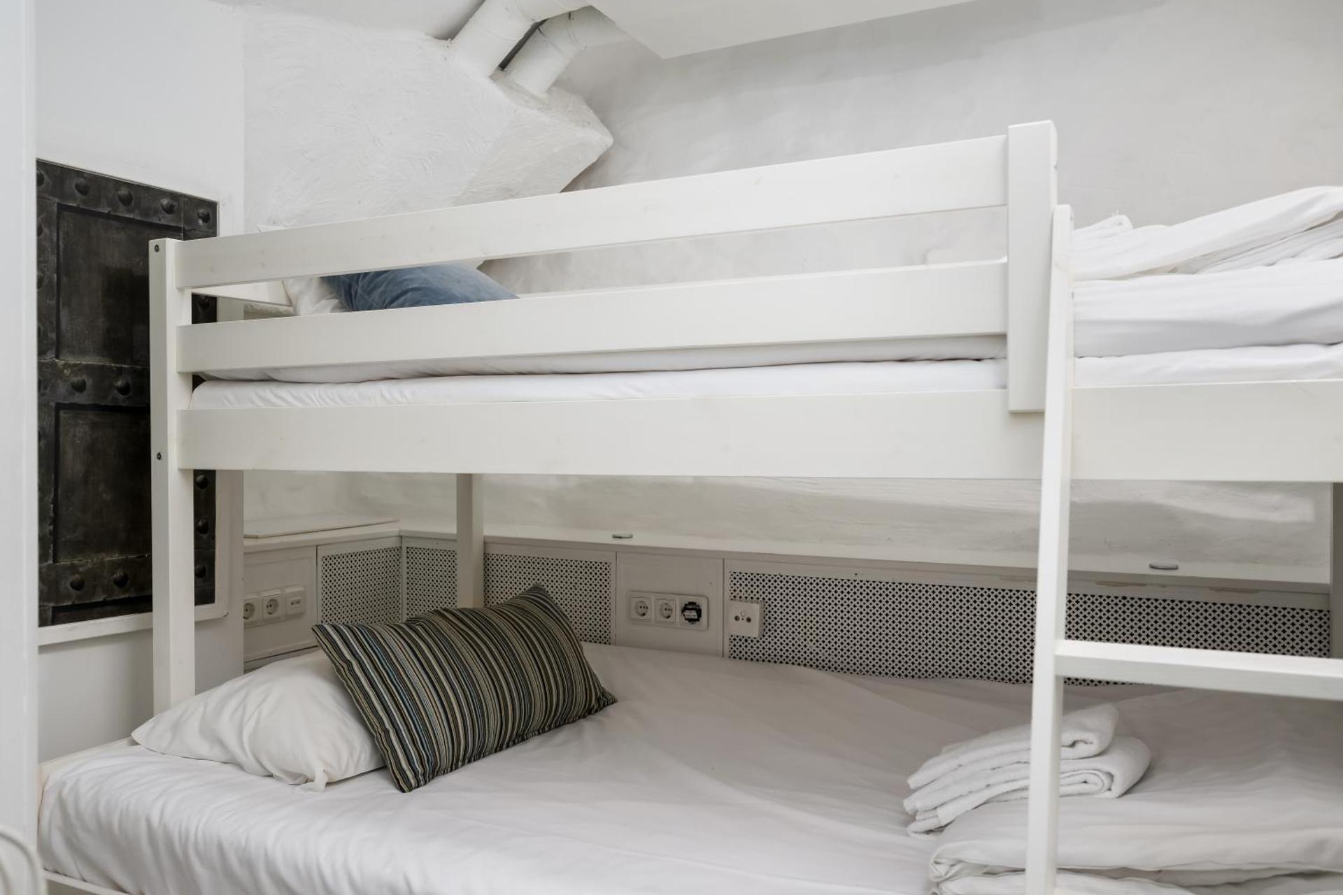 Compact Twin Room with Bunk Beds & Private Bathroom (Without Windows)