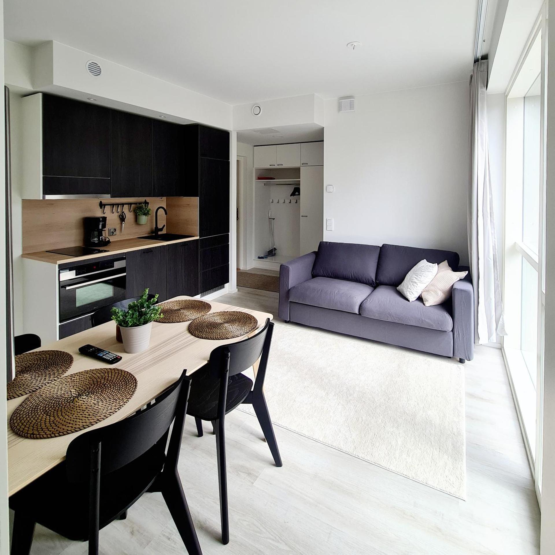 Uusi viihtysä 4-hengen loma-asunto hiekkasärkillä