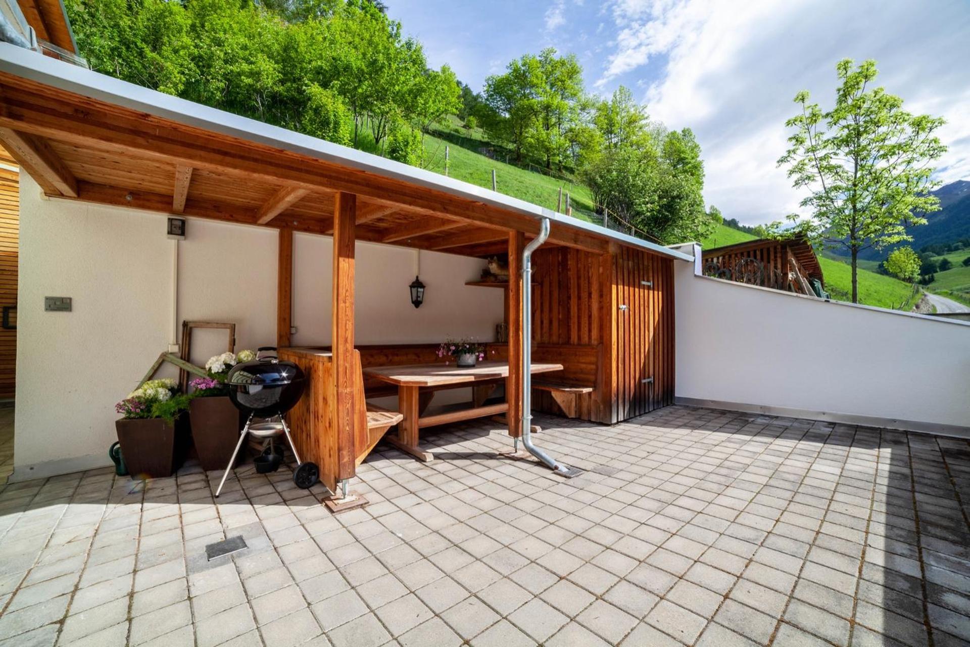 Pritscheshof Ferienwohnung Balkon