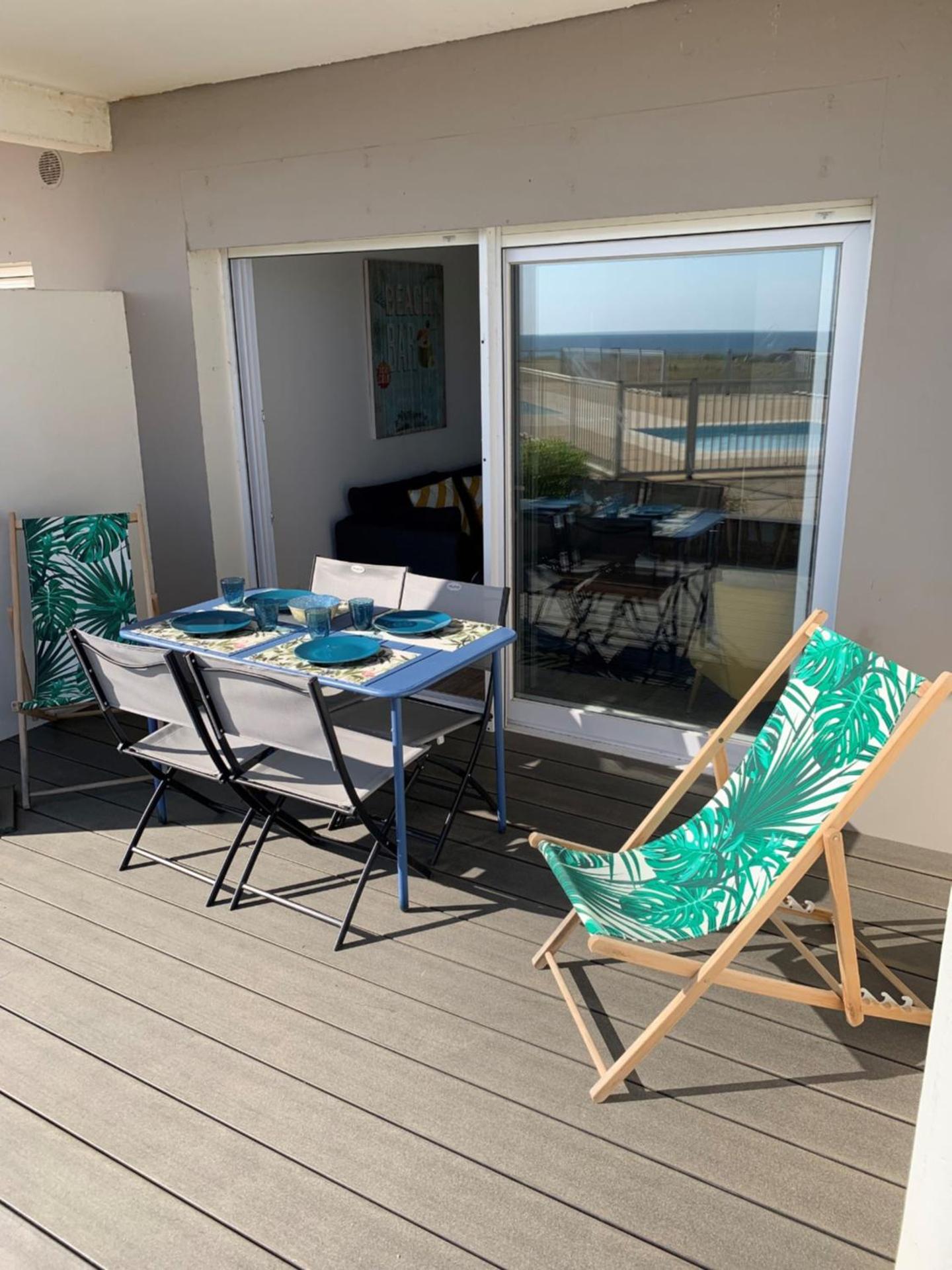 Bel Appartement 11 au rez chaussée vue mer au Maeva