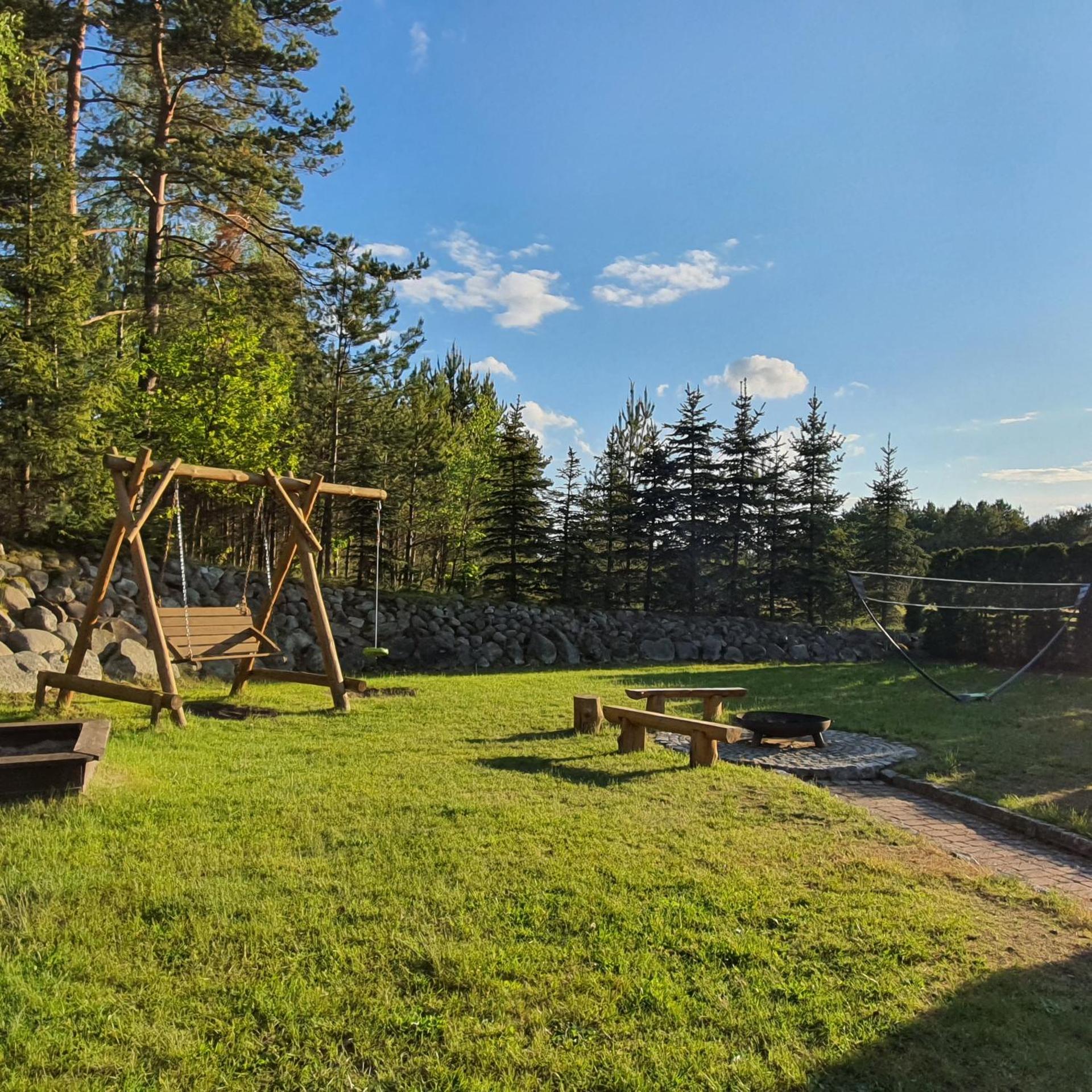 Agro Breza - dom z kominkiem 20 metrow od jeziora- sauna ogrodowa