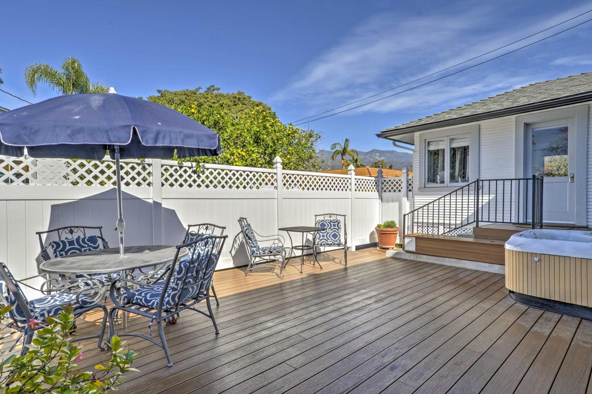 Carpinteria Apt with Hot Tub - 10 Min Walk to Beach!
