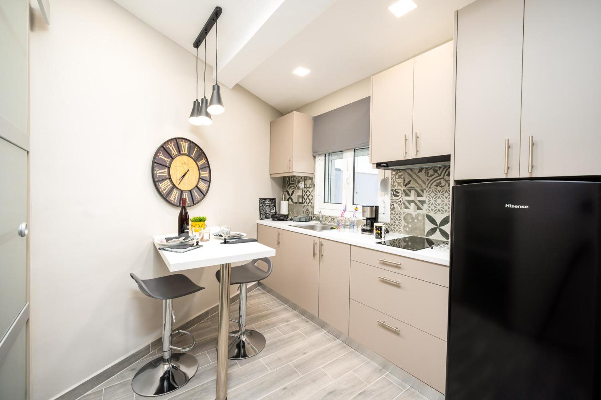 John's city center roof studio flat -panorama view