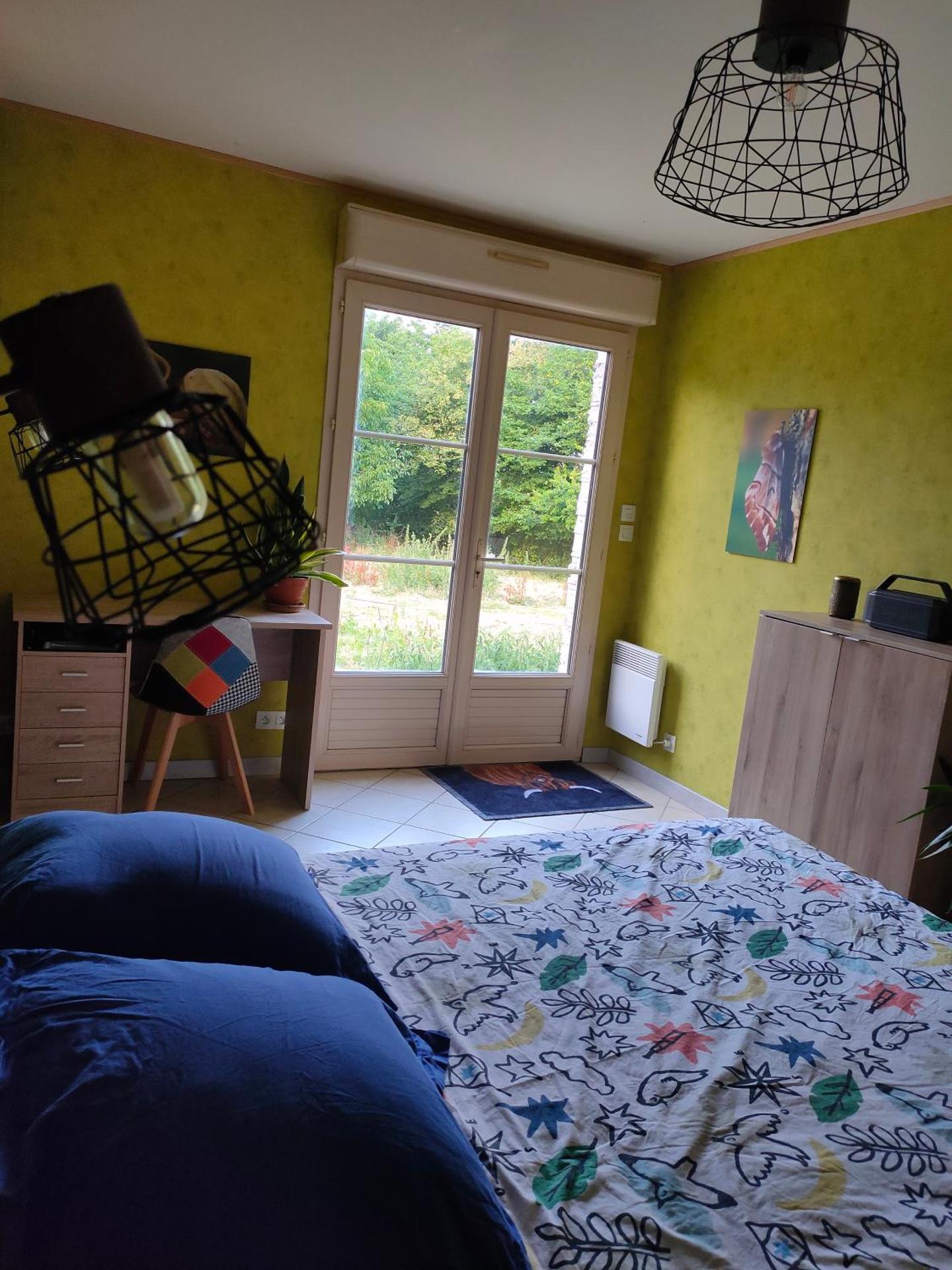 chambre avec SDB privative en pleine campagne