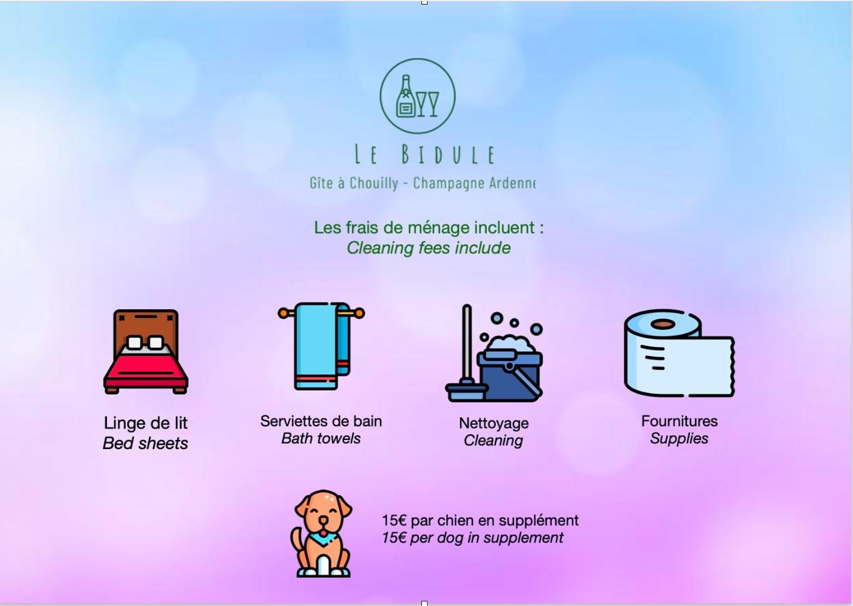 « Le Bidule », logement au cœur de la Champagne