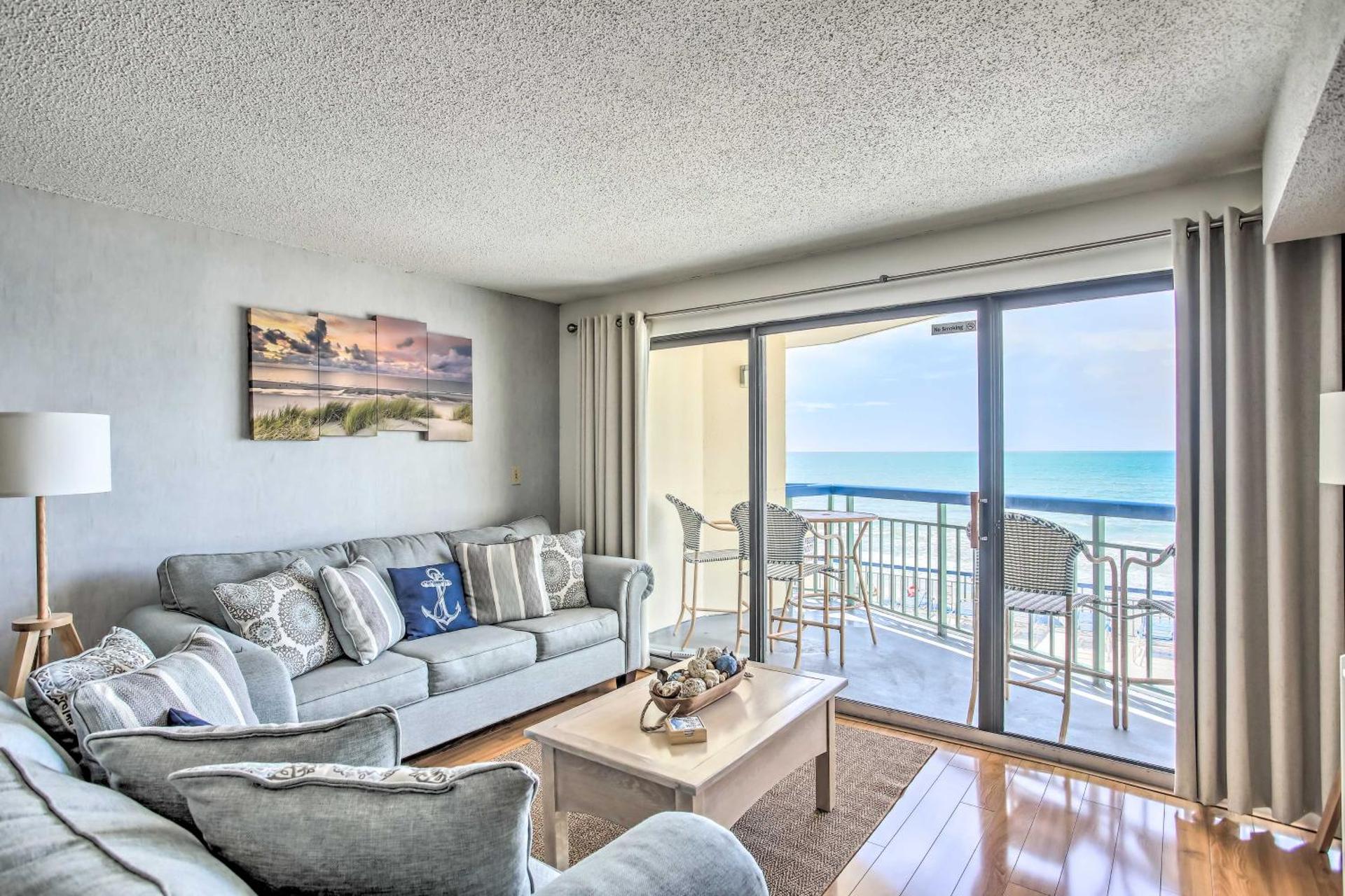 Oceanfront Condo with Pool in North Myrtle Beach