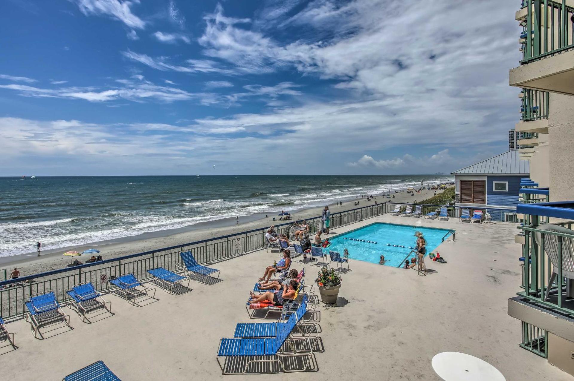 Oceanfront Condo with Pool in North Myrtle Beach
