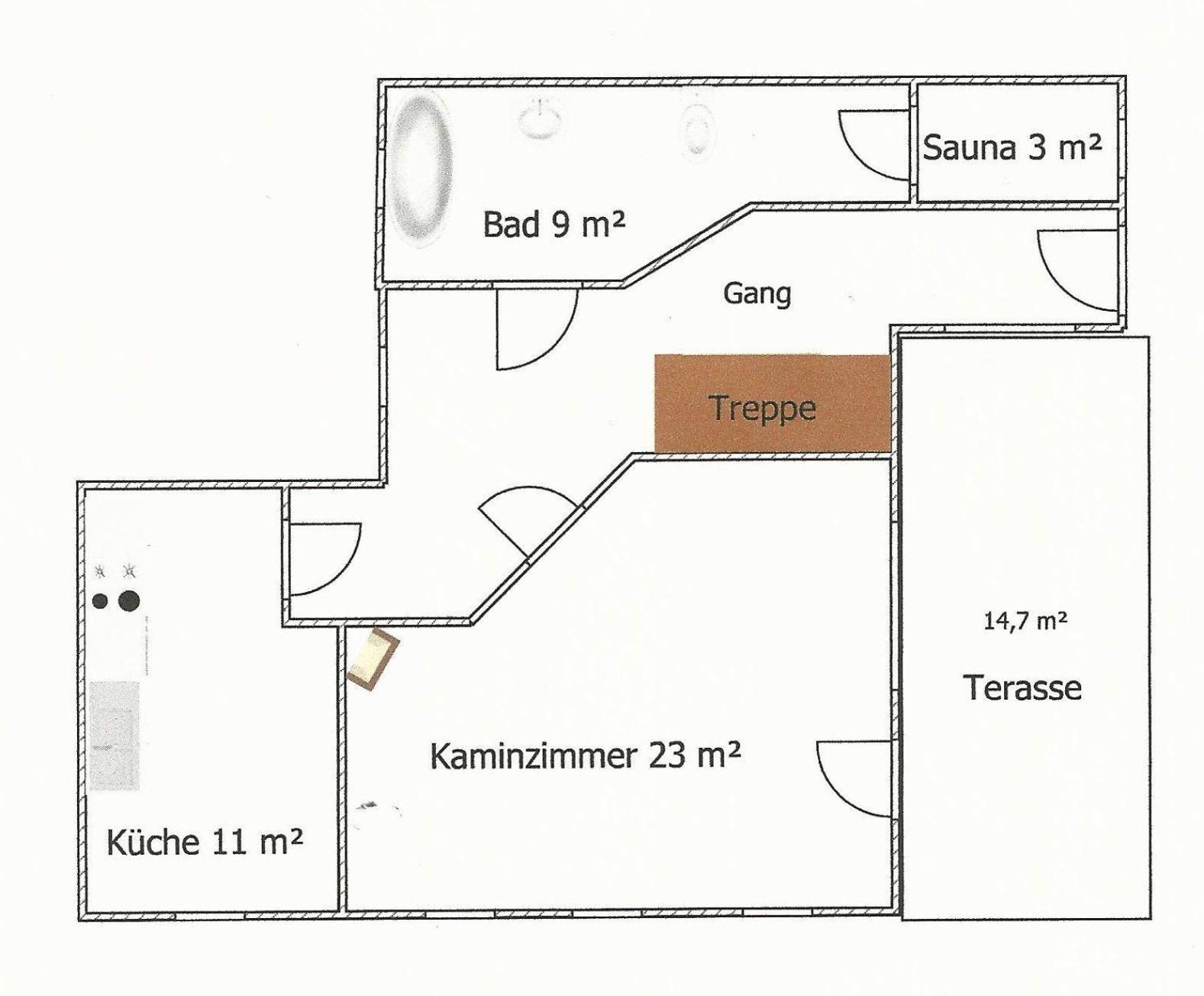 Saechsische-Schweiz-Ferienhaus-Wohnung-1-mit-Elbblick-Sauna-und-Kamin