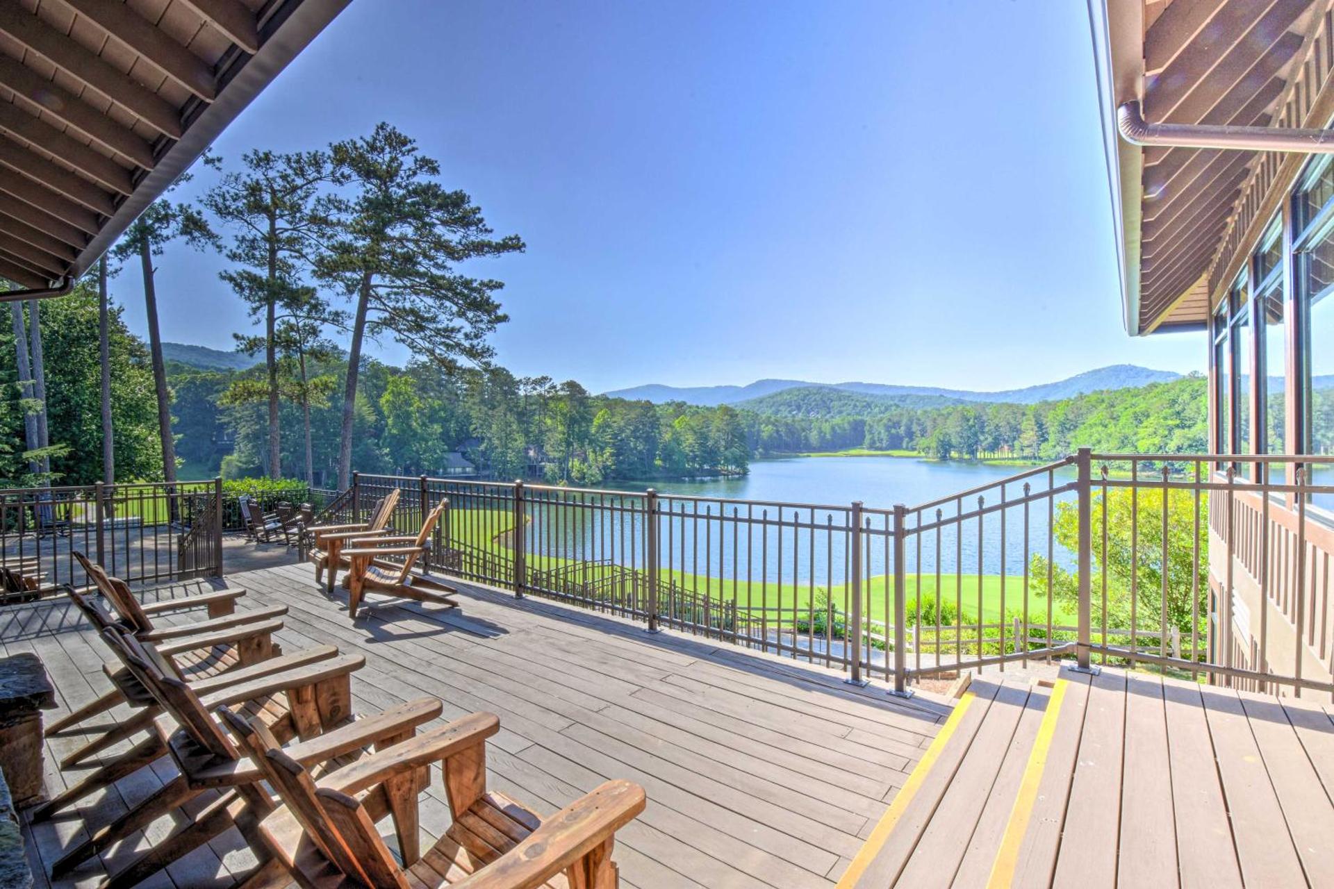 Big Canoe Retreat with Deck and Golf Course Views