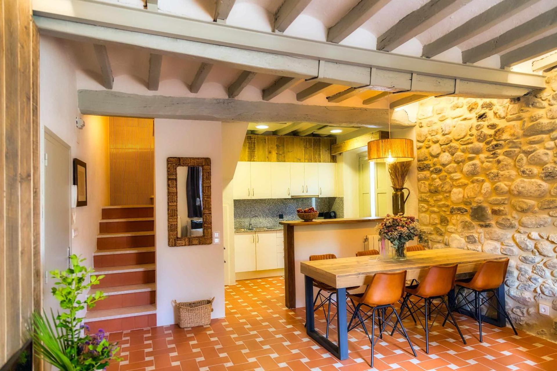 El Molino de Besalú Casa con jardín