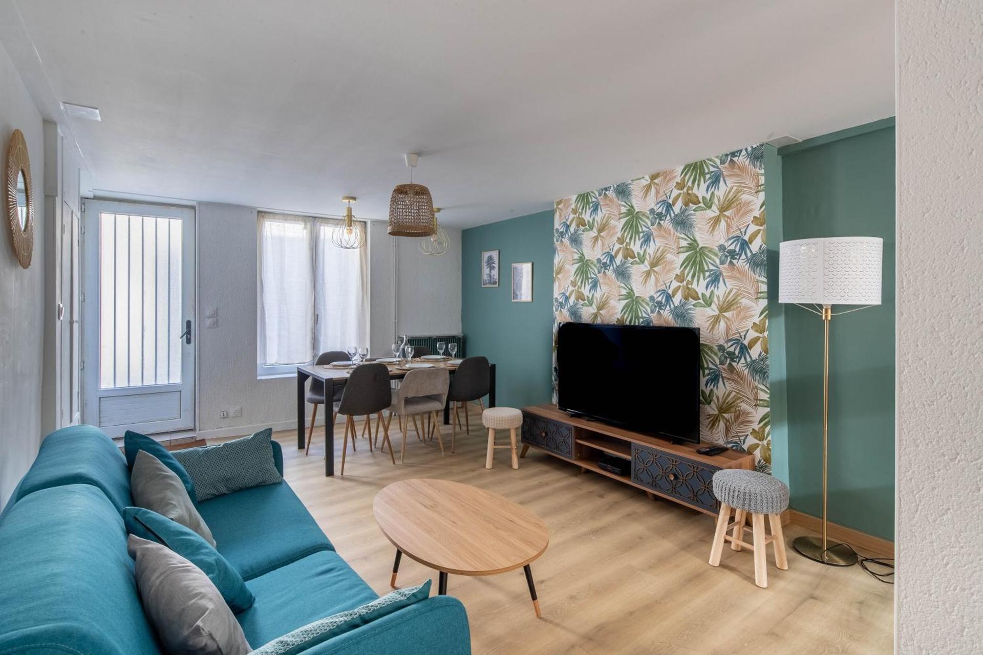 Maison de ville en plein centre avec terrasse