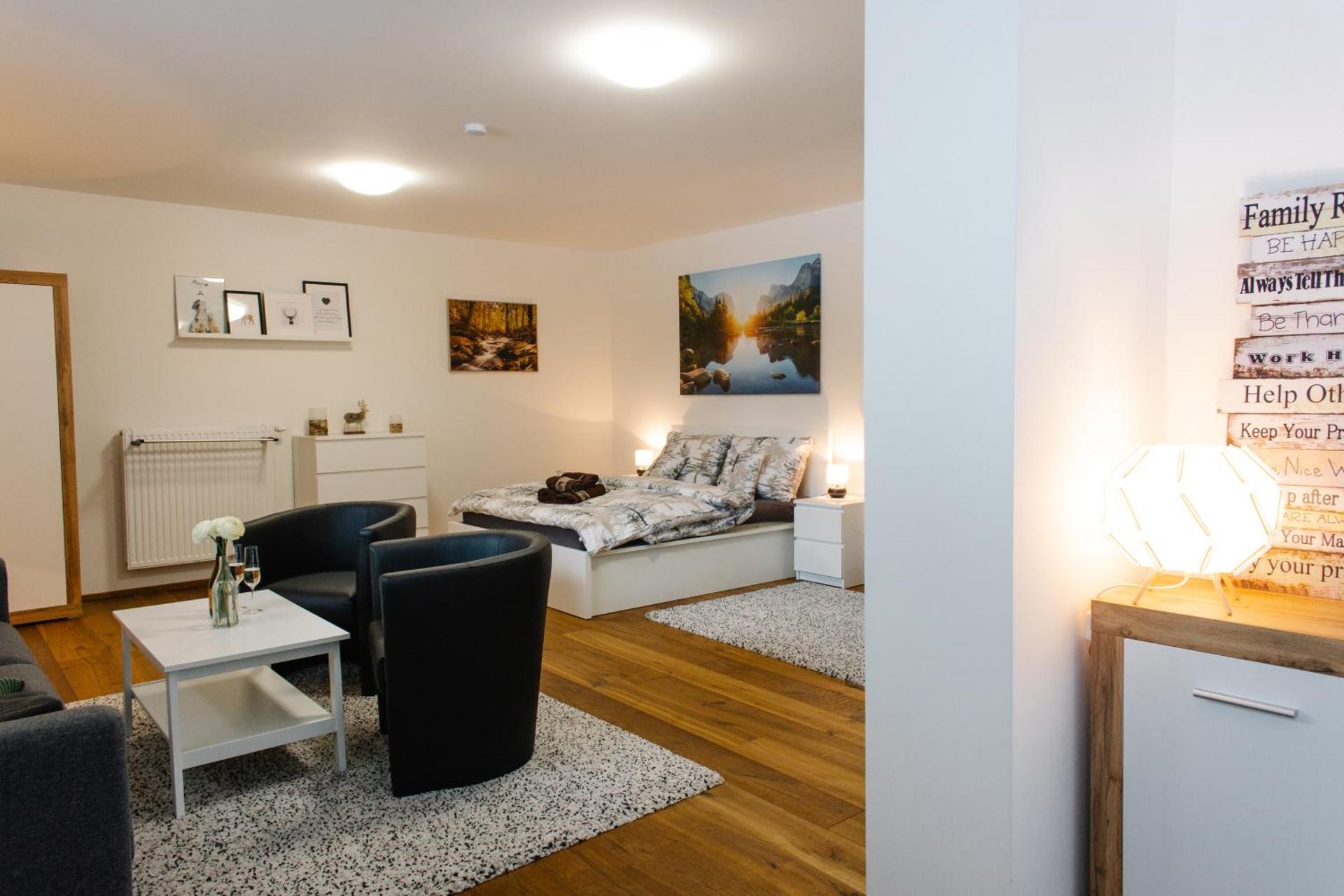 90 m2 horský apartmán v centru Harrachova