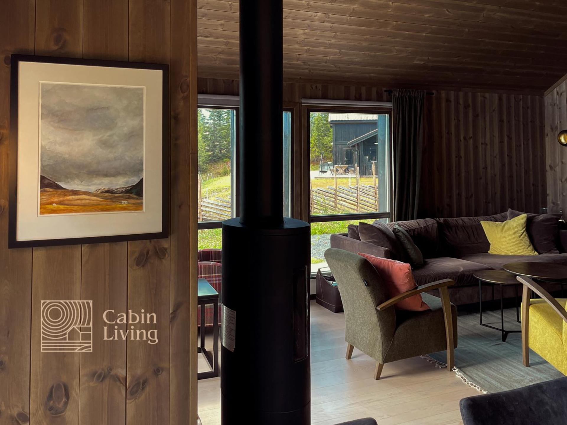 Unique cabin with fantastic lake view, sauna, ski & EV outlet