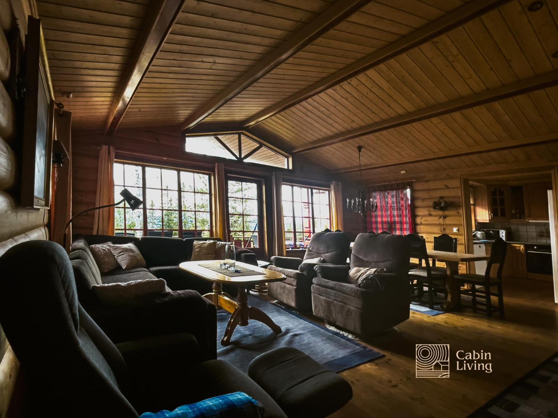 Large Cottage 2 Baths and Sauna in Sjusjøen