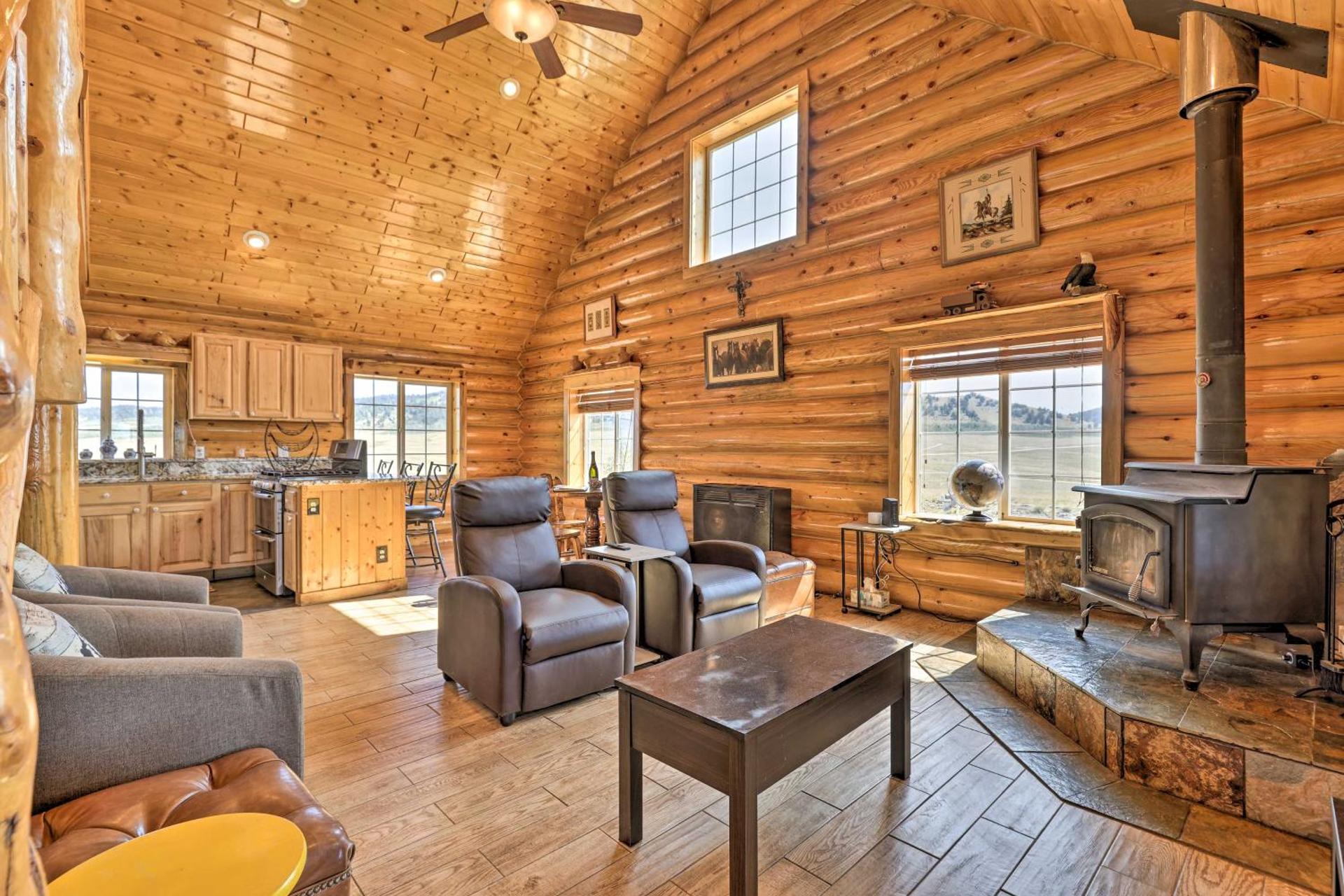22STR-00360 Fairplay Cabin with Fire Pit, Mtn Views!