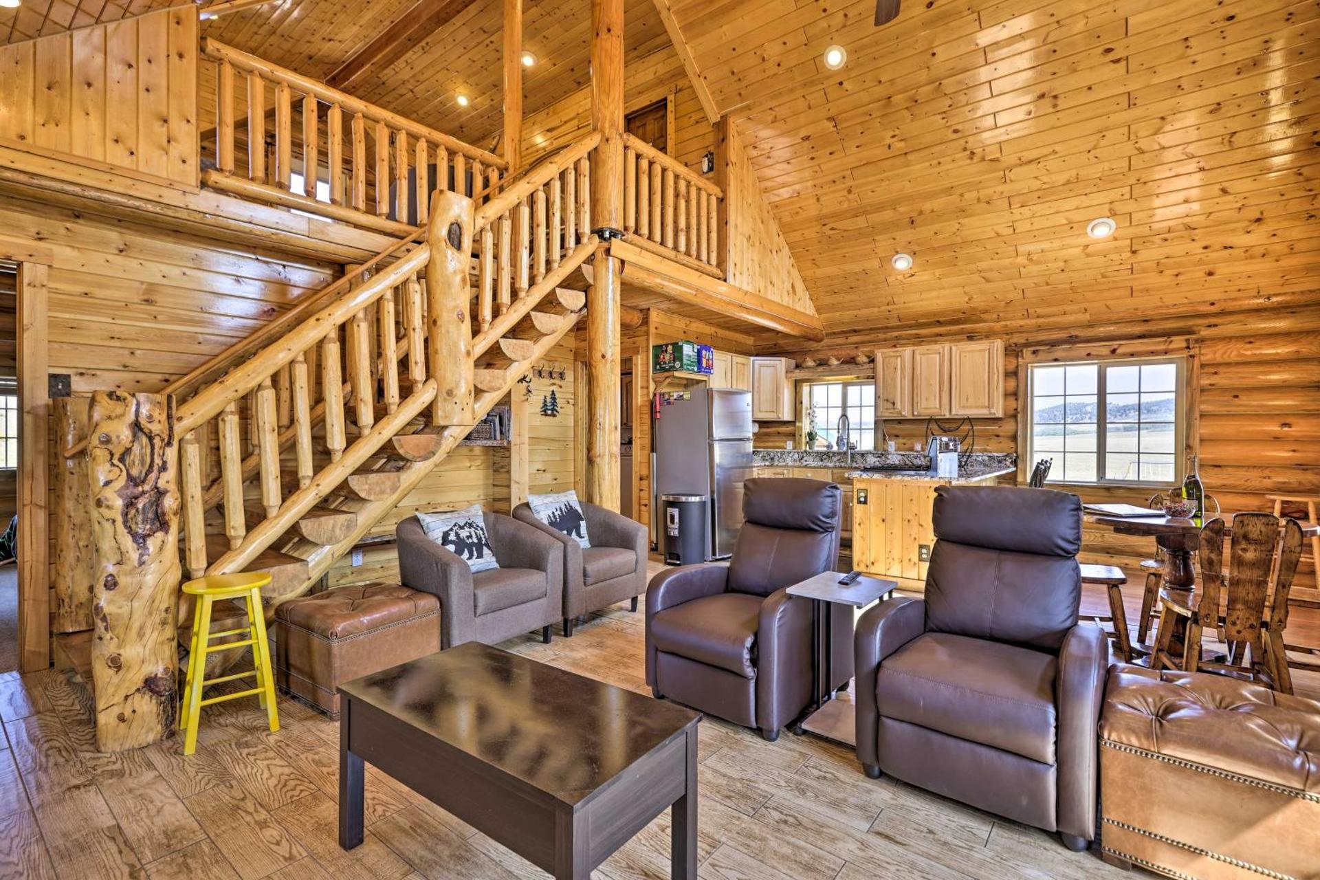 22STR-00360 Fairplay Cabin with Fire Pit, Mtn Views!