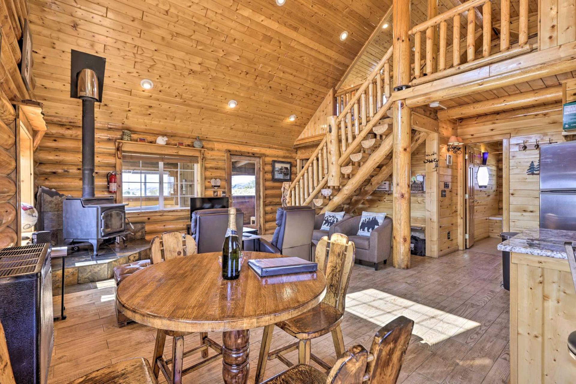 22STR-00360 Fairplay Cabin with Fire Pit, Mtn Views!