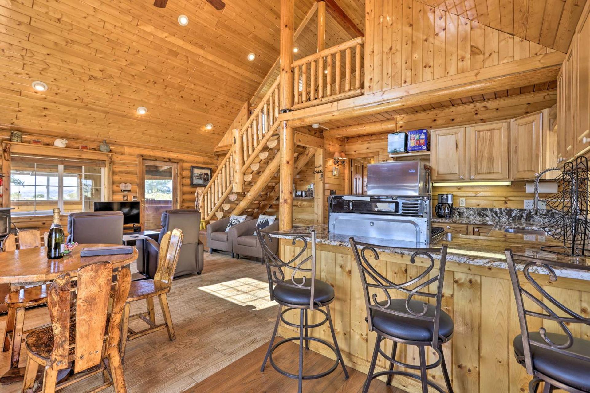 22STR-00360 Fairplay Cabin with Fire Pit, Mtn Views!