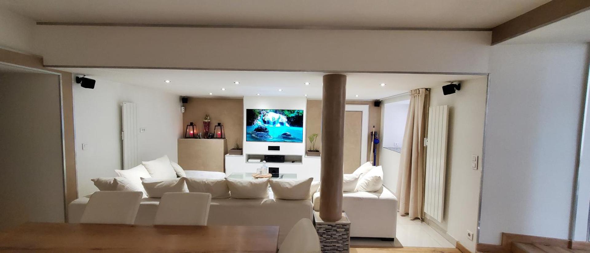 Appartement en bord de lac avec jaccuzi