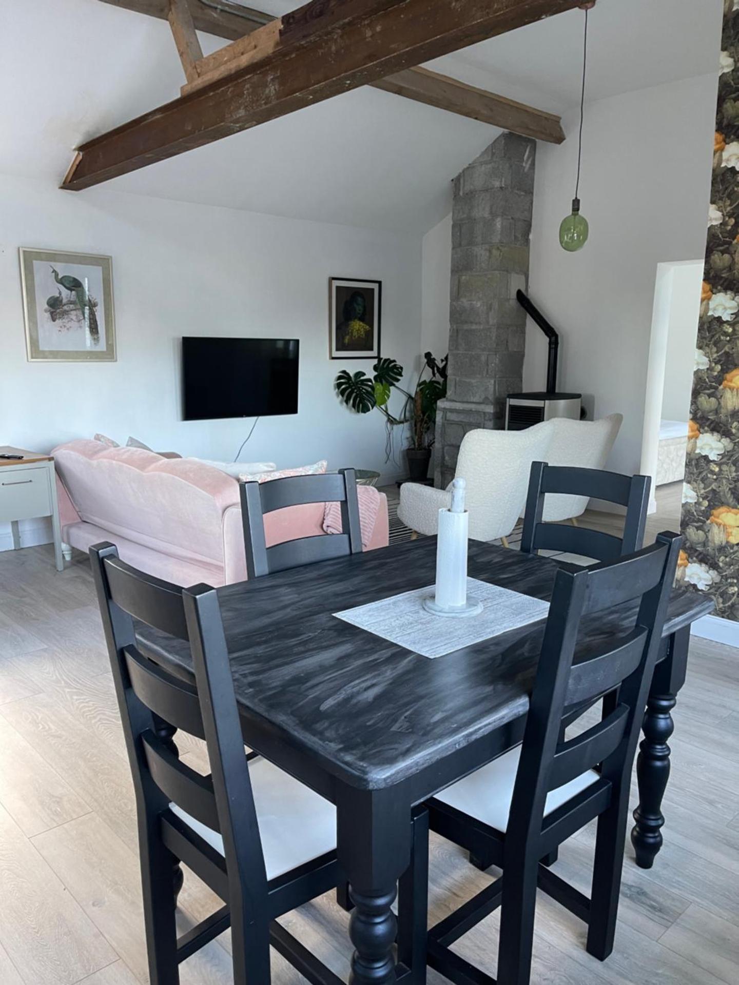 Cosy apartment with fire stove