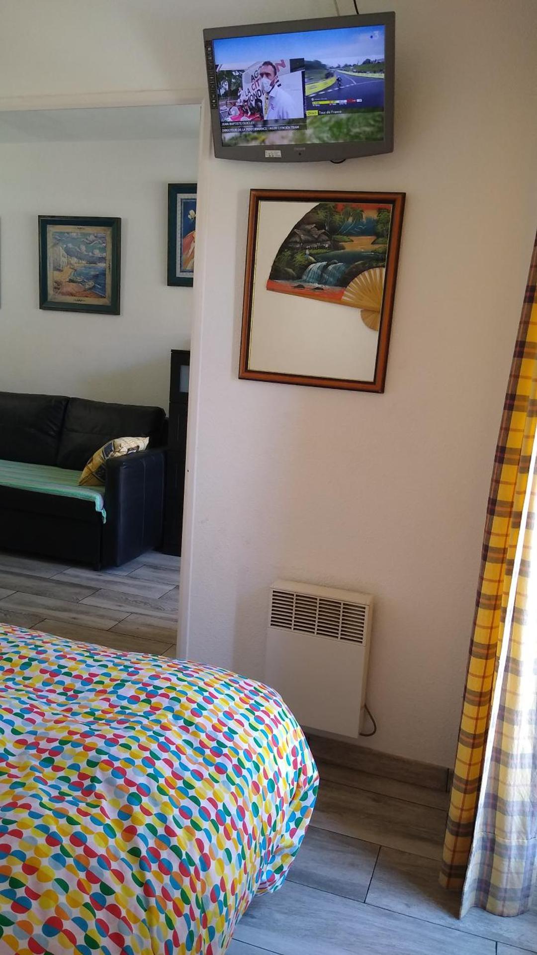 Appartement vue lateral du lac