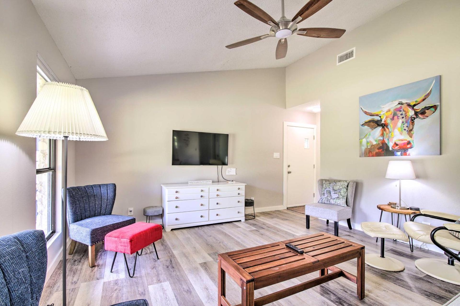 Bright Jonestown Retreat with Yard and Porch!