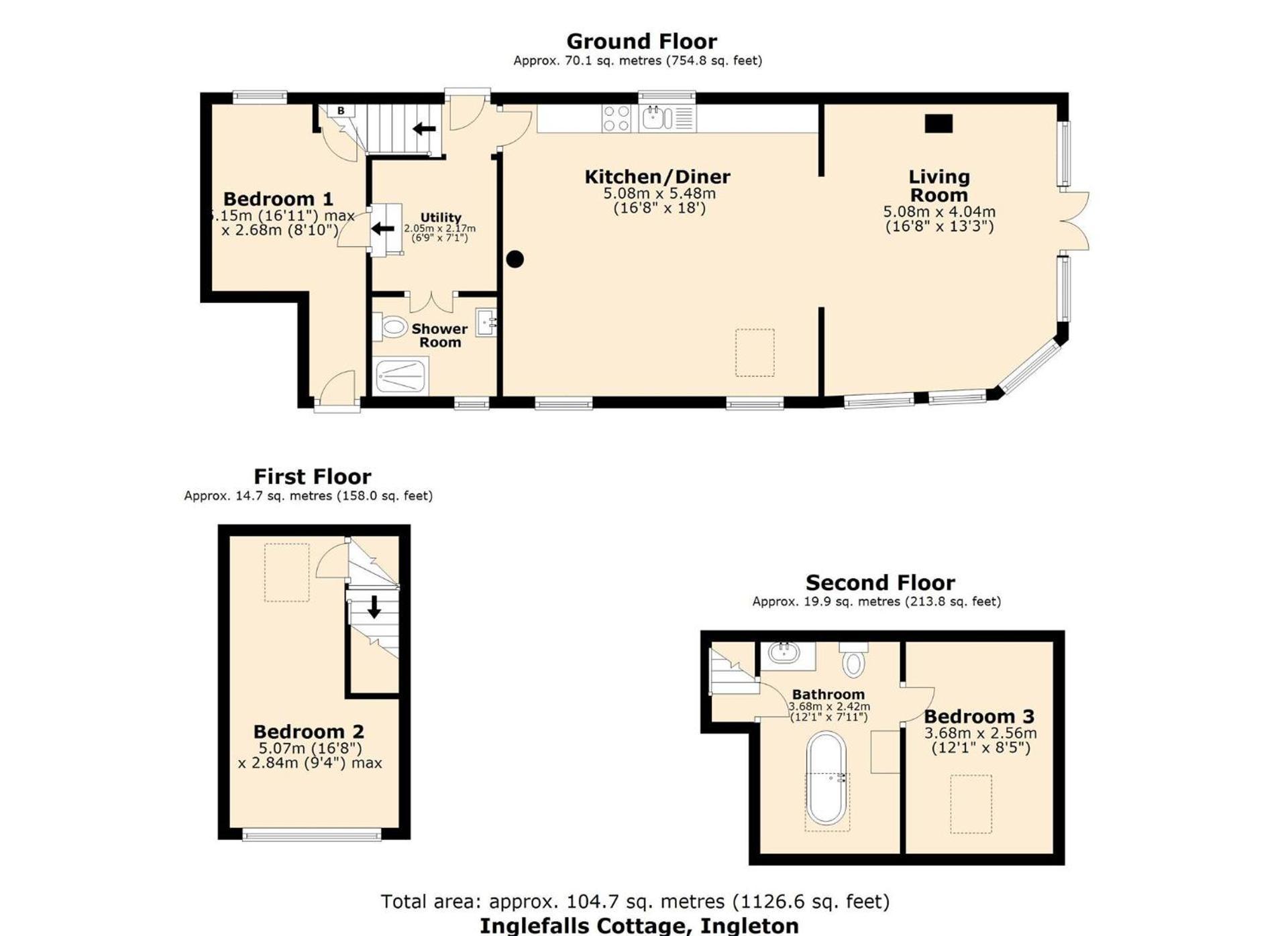 Inglefall & Jasmine Cottages