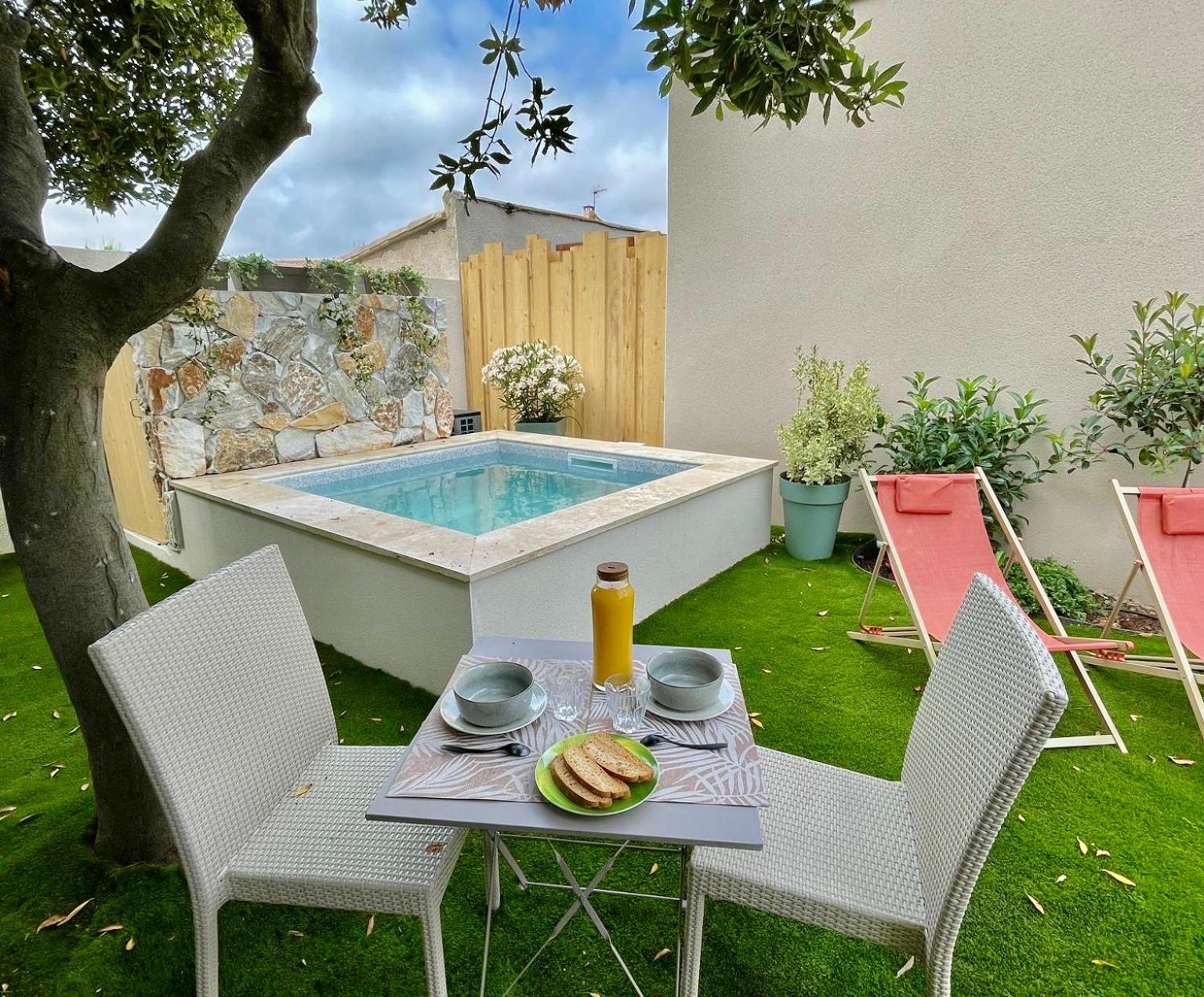 Studio Piscine Balnéo Chauffée