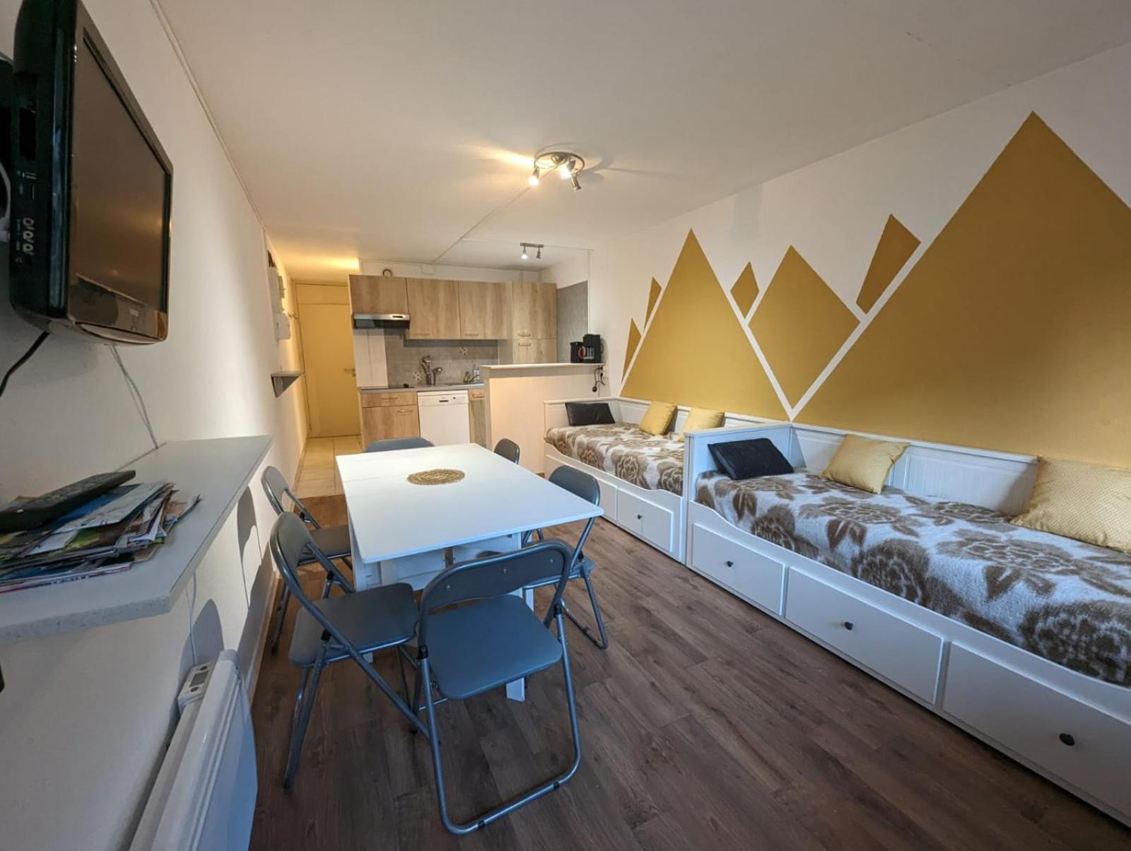 Studio 1 pièces avec balcon pieds des pistes la mongie tourmalet