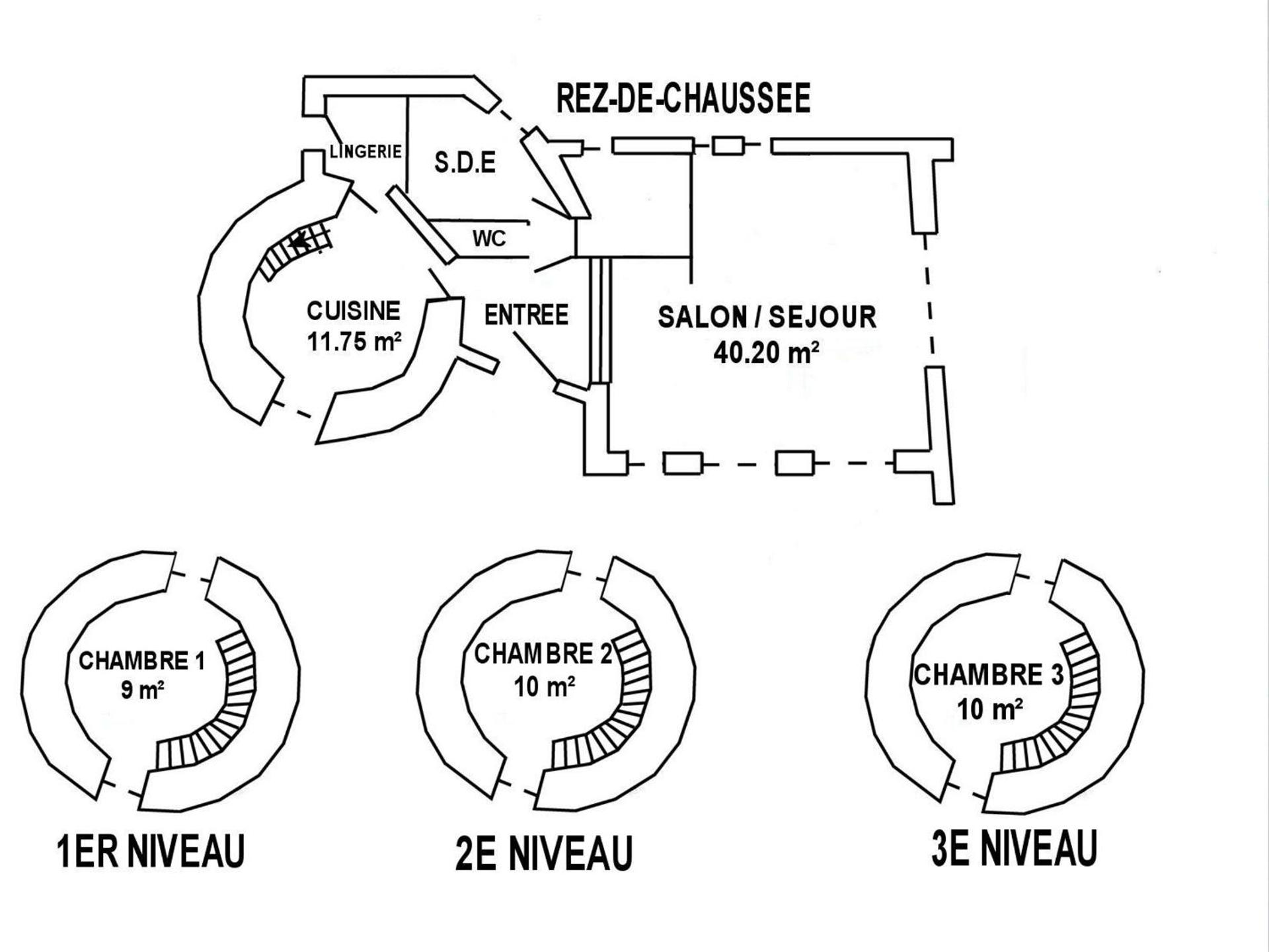 Moulin 18ème siècle, 3 chambres, jardin, wifi à Monnières - FR-1-306-1164