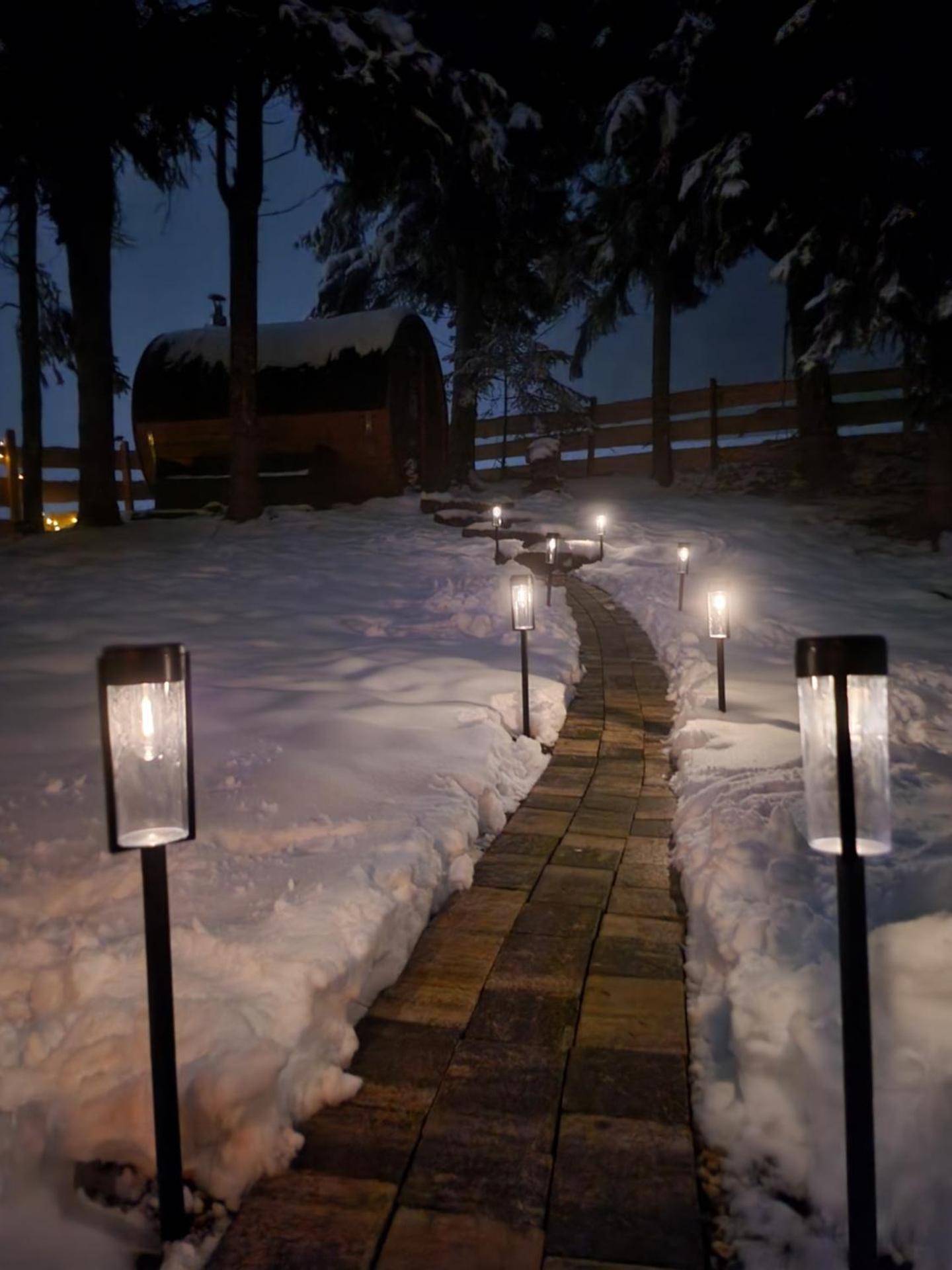 Urige Waldbienenhütte