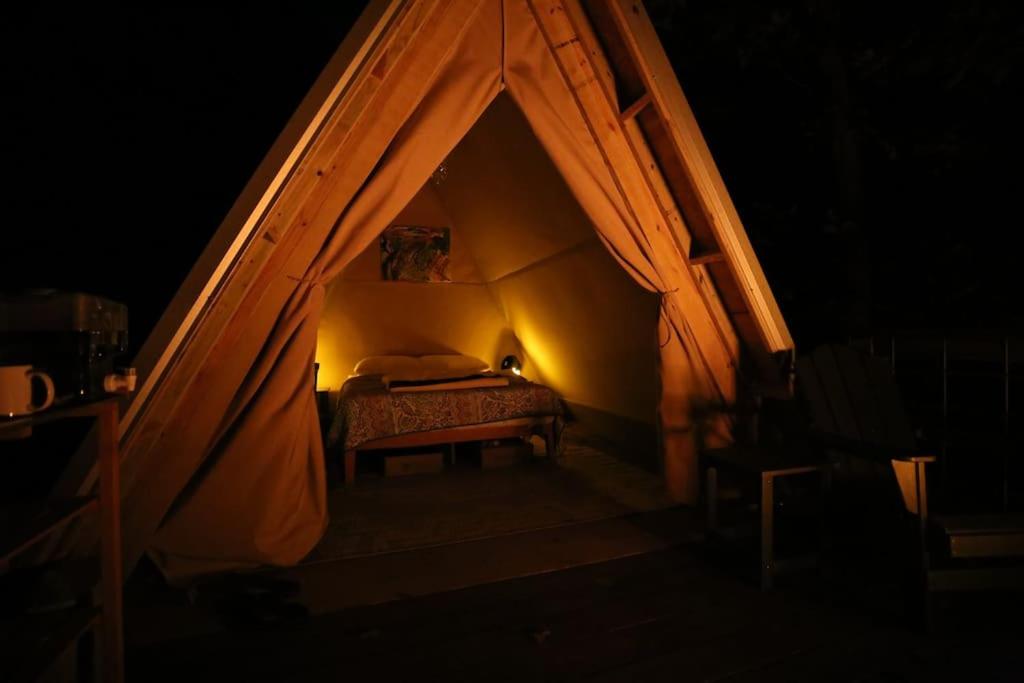 Bohamia - Cozy A-Frame Glamp on 268 acre forest retreat