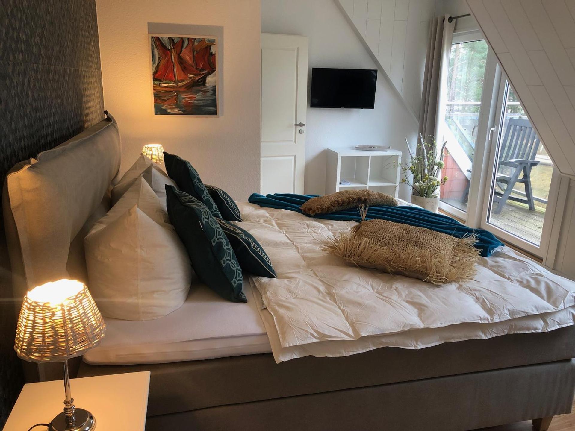 romantisches Ferienhaus Boddenblick mit Sauna