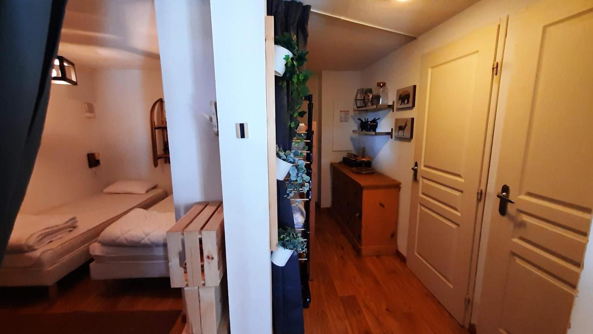 Chaleureux appartement aux pieds des pistes