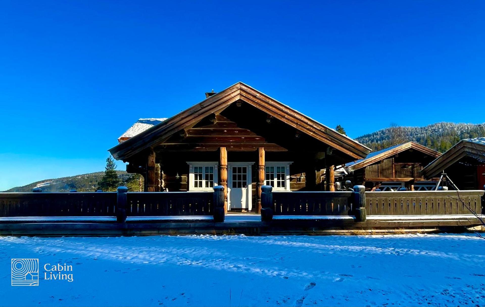 Luxury Cabin at Nesfjellet with sauna, bbq, close to ski & golf